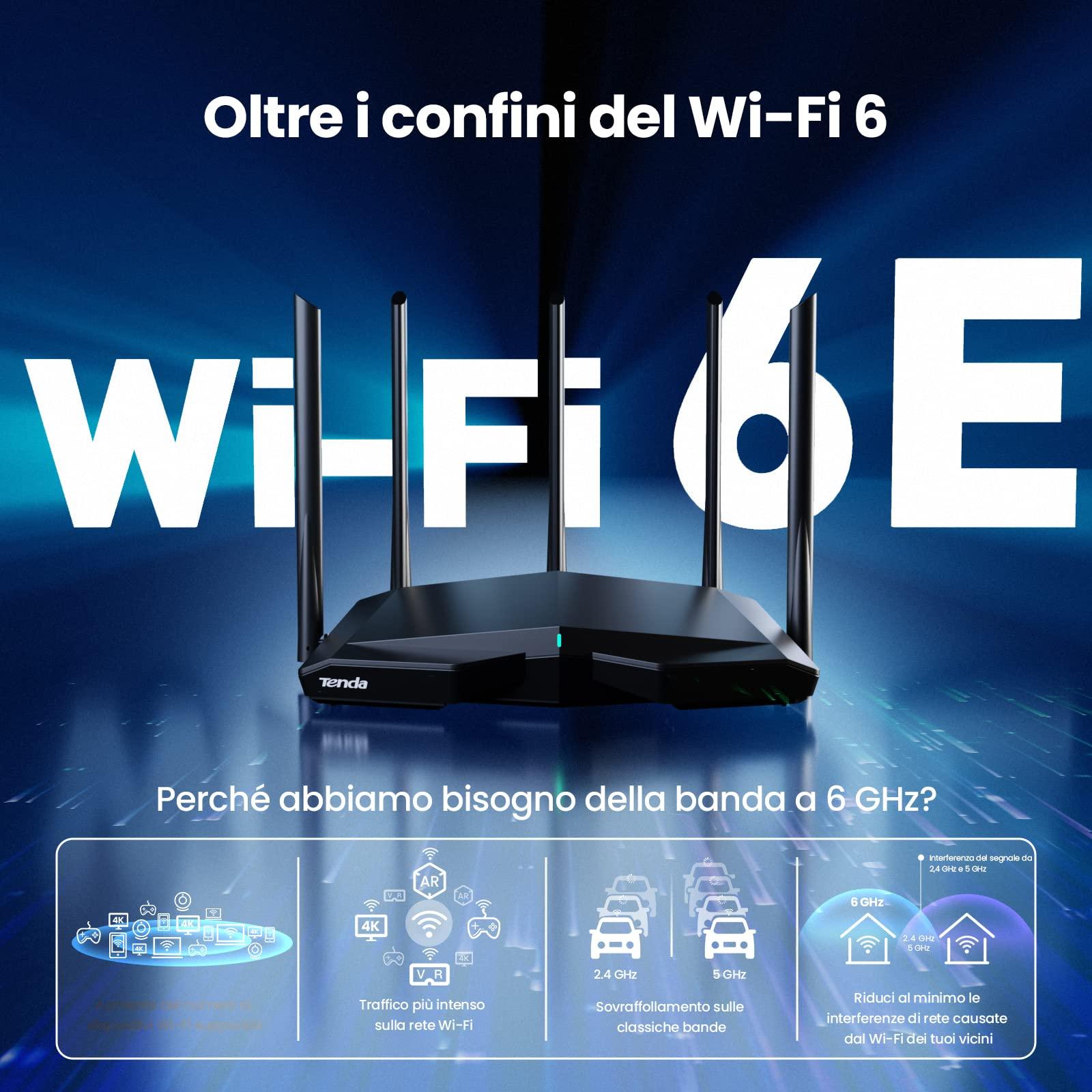 tenda-rx27-pro-router-wifi-6e-ax5700-tri-band-porta-gigabit-banda-6-ghz-cpu-quad-core-1-7ghz-wi-fi-client-e-server-vpn-ofdma-mu-mino-wpa3
