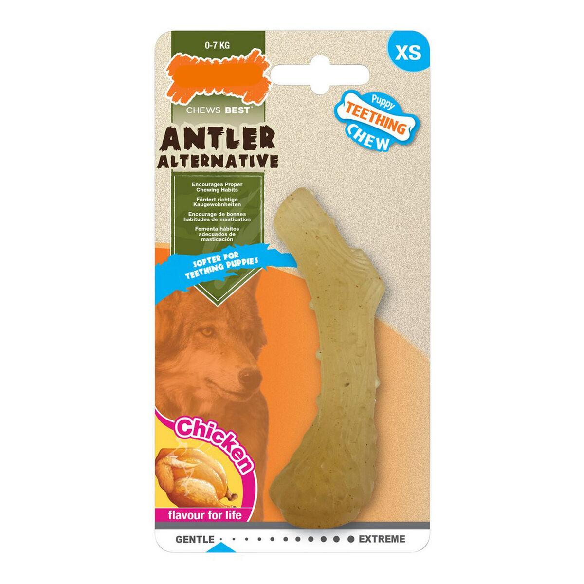 giocattolo-da-mordere-per-cani-nylabone-corno-pollo-termoplastico-taglia-xs-cuccioli