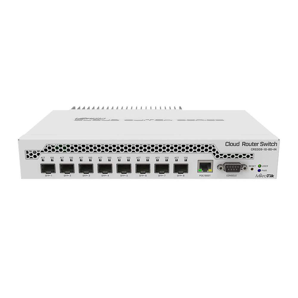 mikrotik-cloud-router-switch-dc-800mhz-512mb-ram-1xgigabit-lan-crs309-1g-8s-in-512mb-ram-1xgigabit-lan-8-x-sfp-cages-routeros-l5-or-switchos-dual-boot-passive-dt-case-rm-ears