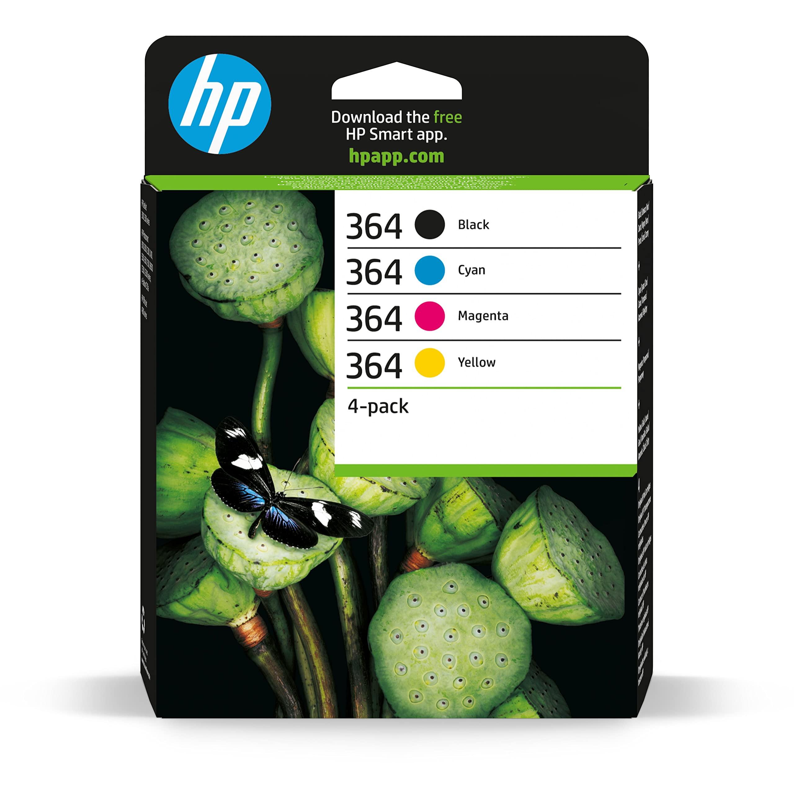 hp-364-multipack-n9j73ae-cartucce-originali-da-1150-pagine-per-stampanti-a-getto-di-inchiostro-photosmart-b210c-b110c-b110e-b8550-7520-deskjet-3520-3522-3524-nero-e-tricromia
