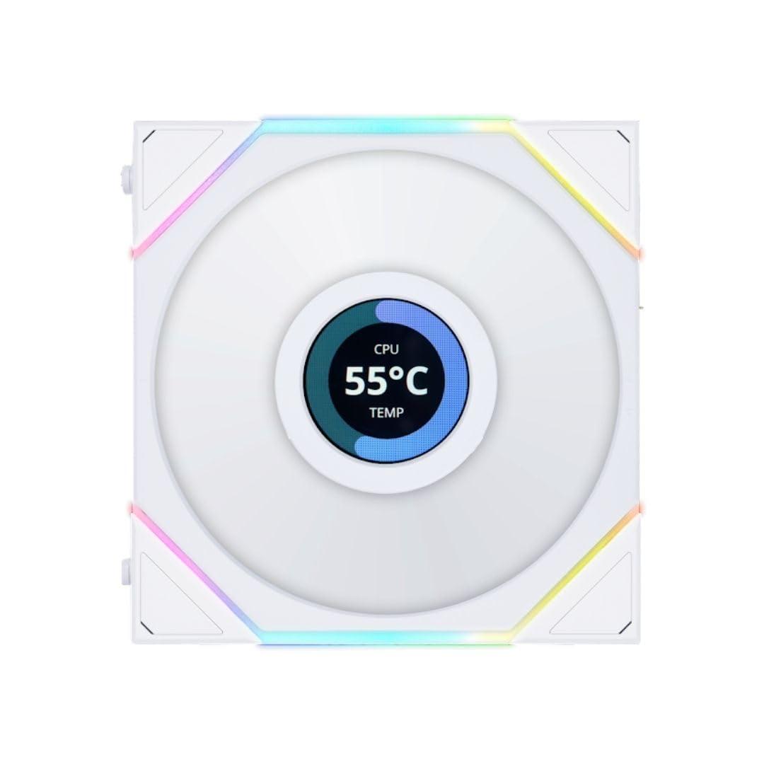 lian-li-uni-fan-tl-lcd-series-lufter-3er-pack-inkl-controller-120mm-weiss