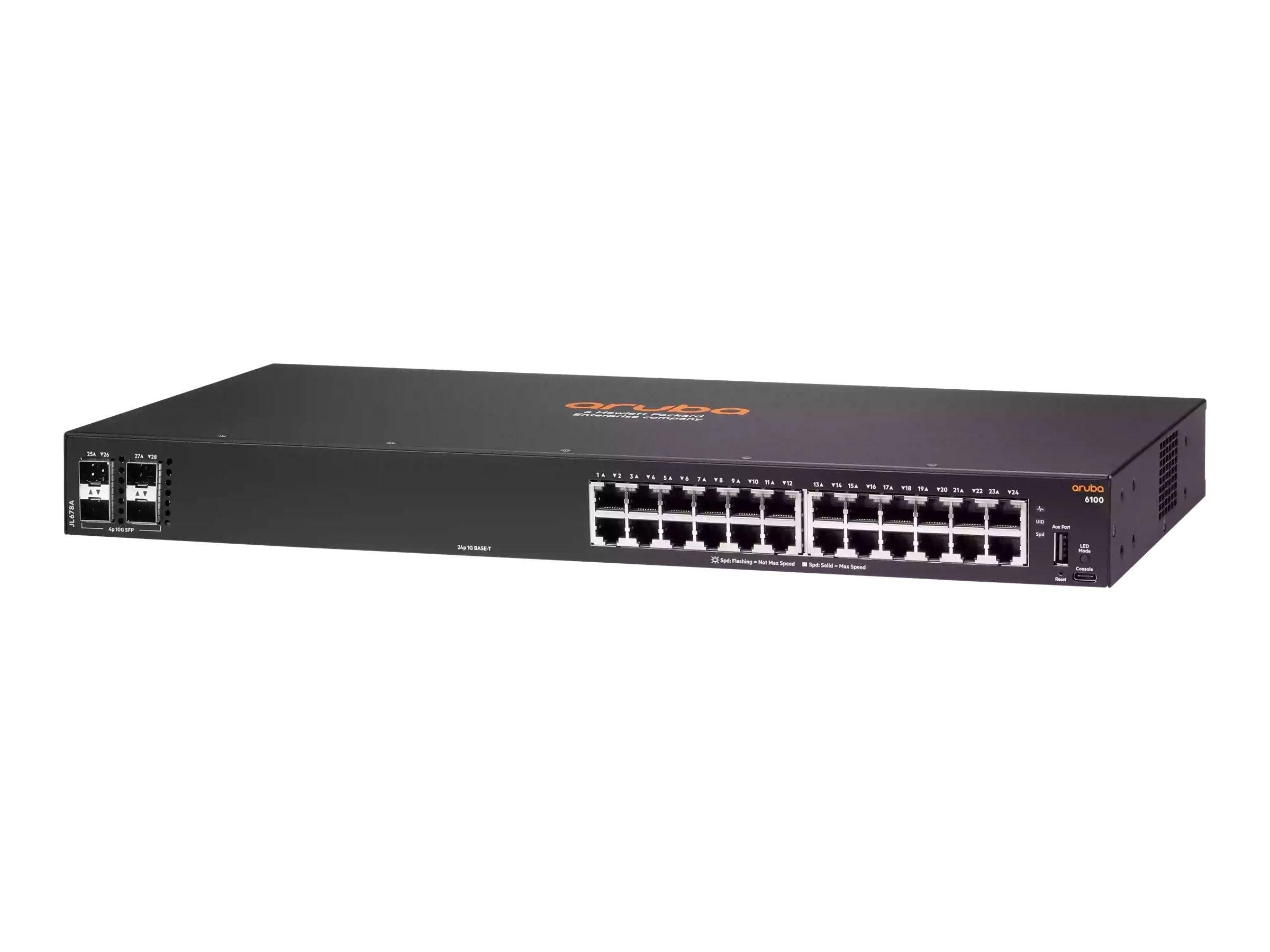 hpe-aruba-6100-24g-4sfp-switc