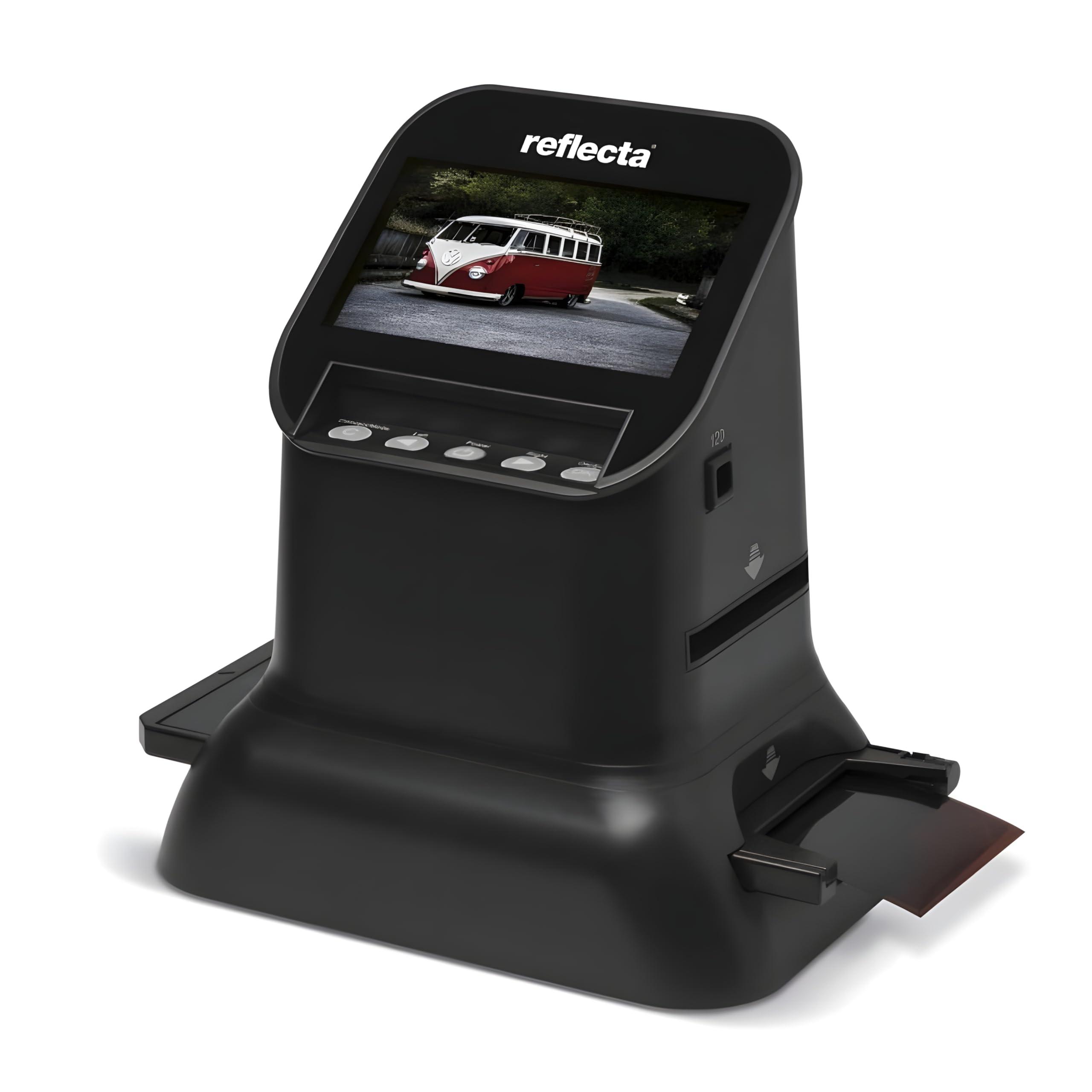 reflecta-x66-scan-scanner-diapositive-e-negativi-sensore-14-mp-cmos-risoluzione-normale-da-14mp-e-interpolata-da-22mp-display-4-3-ips-lcd-correzione-colore-automatica-manuale-usb-2-0