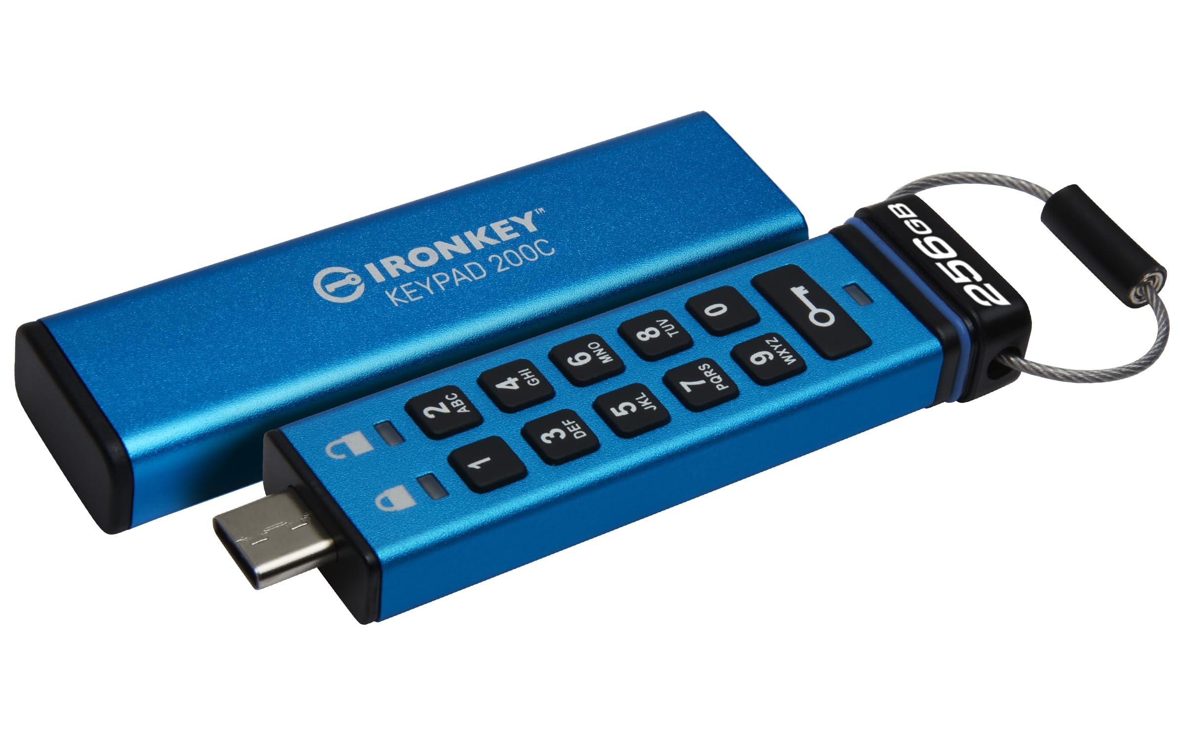 kingston-ironkey-keypad-200c-drive-flash-type-c-usb-crittografia-hardware-certificazione-fips-140-2-di-livello-3-in-fase-di-approvazione-con-crittografia-hardware-xts-aes-a-256-bit-ikkp200c-256gb