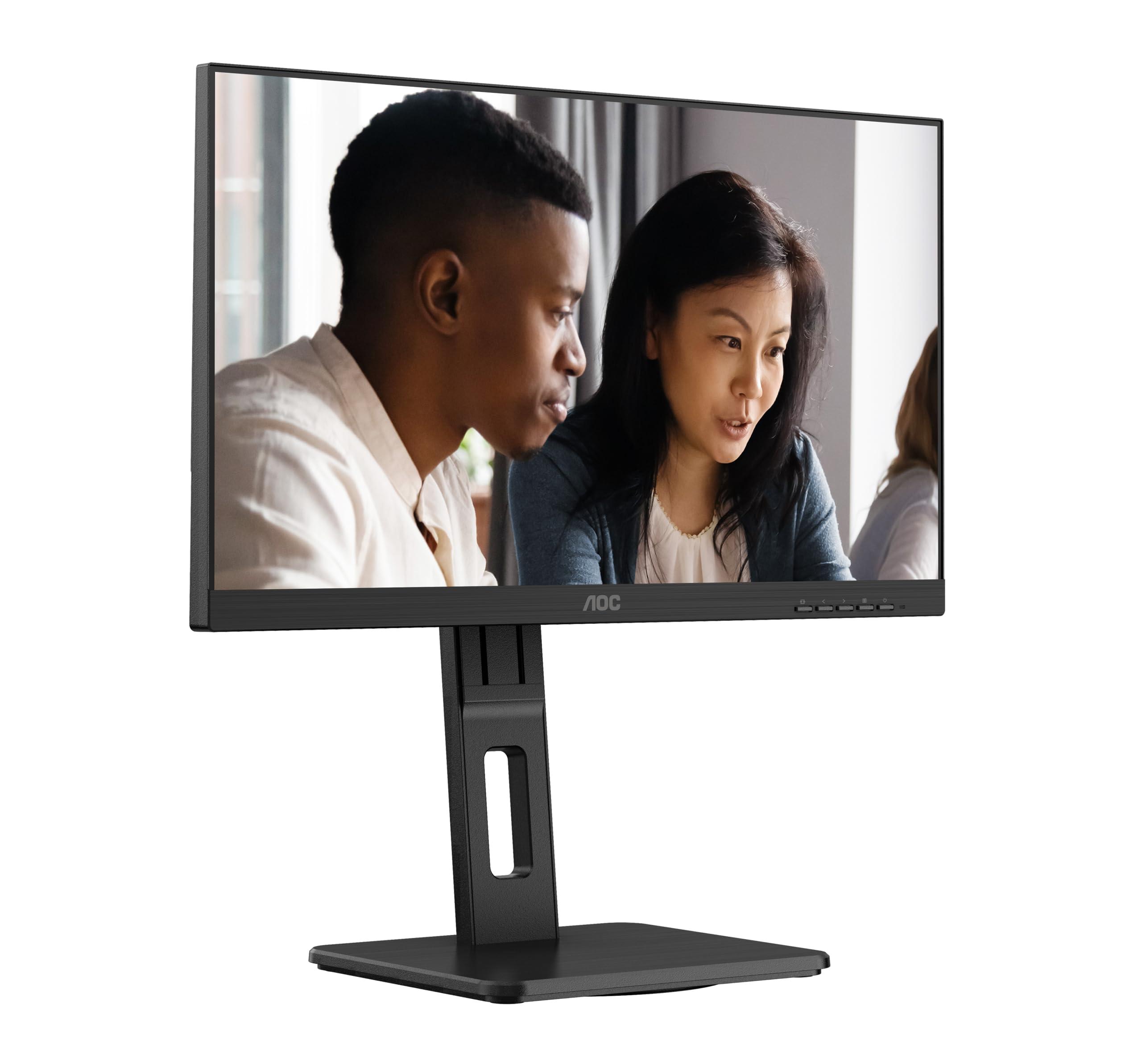 aoc-22e2umf-monitor-full-hd-da-22-pollici-altezza-regolabile-altoparlanti-adaptive-sync-1920x1080-75-hz-4-ms-vga-hdmi-dp-hub-usb-nero-22-pollice-fhd