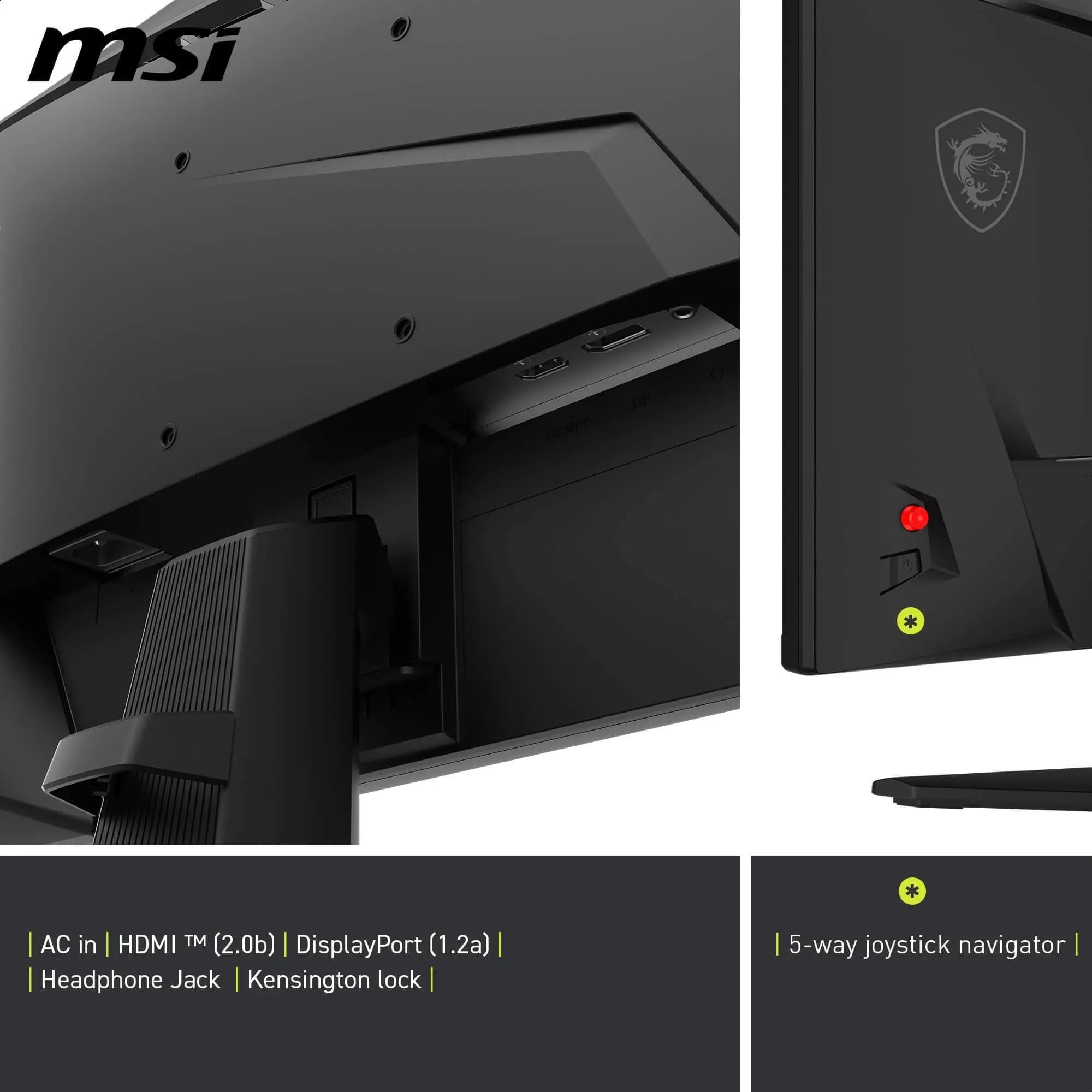 msi-mag-242f-monitor-gaming-da-24-fhd-1920x1080-rapid-ips-200hz-0-5ms-hdr-ready-amd-freesync-premium-eye-care-hdmi-2-0b-dp-1-2a-senza-cornice-inclinabile-montaggio-vesa-nero