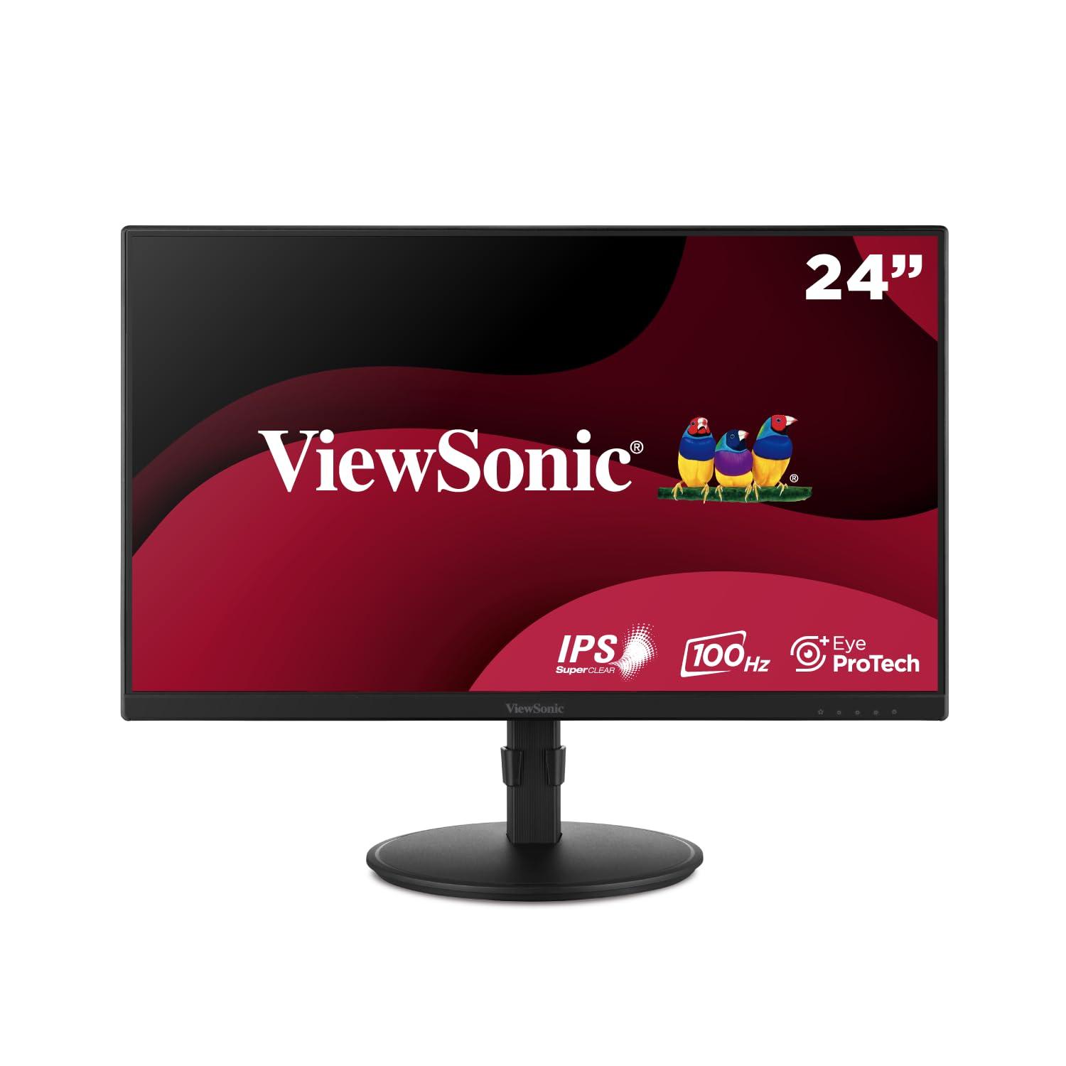 viewsonic-va2408-hdj-monitor-24-pollici-full-hd-100hz-ips-99-srgb-altezza-regolabile-hdr10-hdmi-vga-dp-senza-sfarfallio-garanzia-di-due-anni