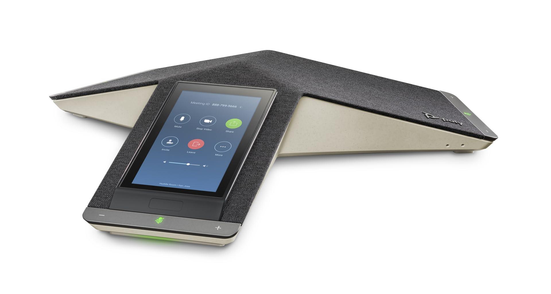 hp-poly-trio-c60-conference-voip-phone-with-bluetooth-interface-ieee-802-11a-b-g-n-ac-wi-fi-bluetooth-5-0-5-way-call-capability-sip-srtp-sdp-3-lines-versione-uk