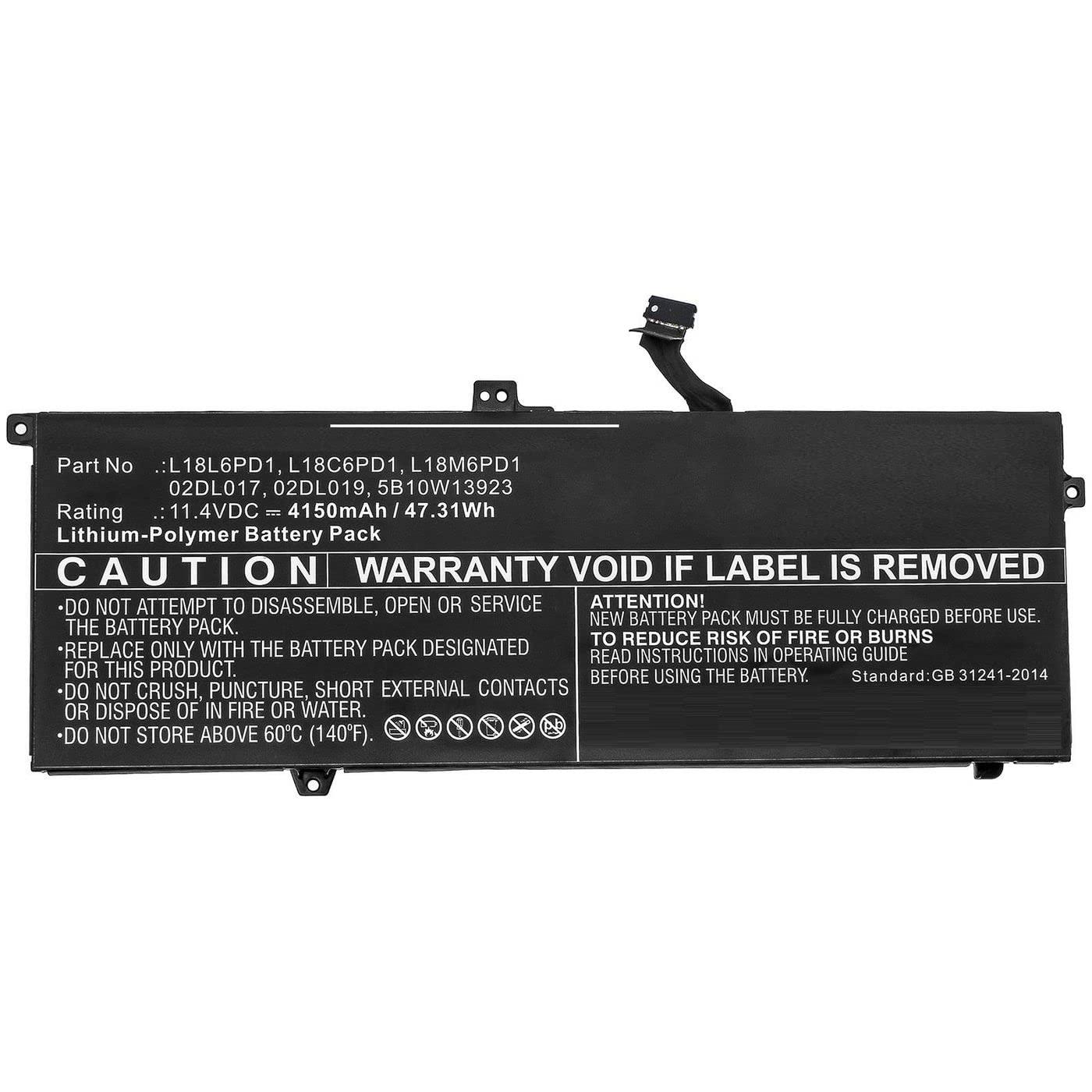 coreparts-laptop-battery-for-lenovo-47-31wh-li-pol-11-4v-4150mah-02dl017-02dl019-5b10w13923-l18c6-47-31wh-li-pol-11-4v-4150mah-black-for-lenovo-notebook-laptop-thinkpad-x390-thinkpad-x390-20q0