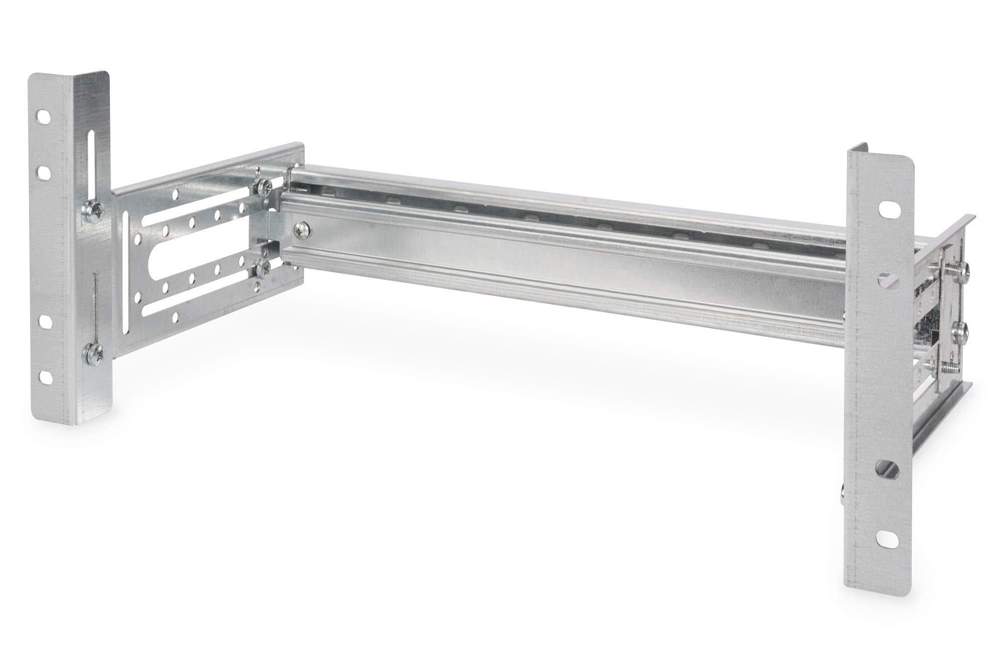 digitus-supporto-per-guida-din-19-pollici-4u-profondita-e-altezza-della-guida-standard-variabile-guida-din-larghezza-390-mm-per-armadi-di-rete-e-server
