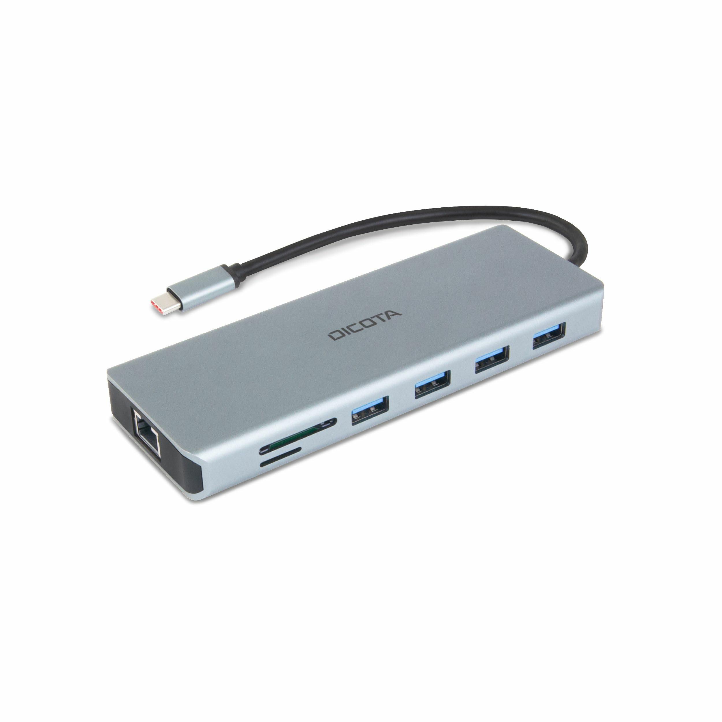 dicota-d32065-hub-di-interfaccia-usb-3-2-gen-1-3-1-gen-1-type-c-argento-usb-c-13-in-1-docking-station-4k-hdmi-dp-pd-100w