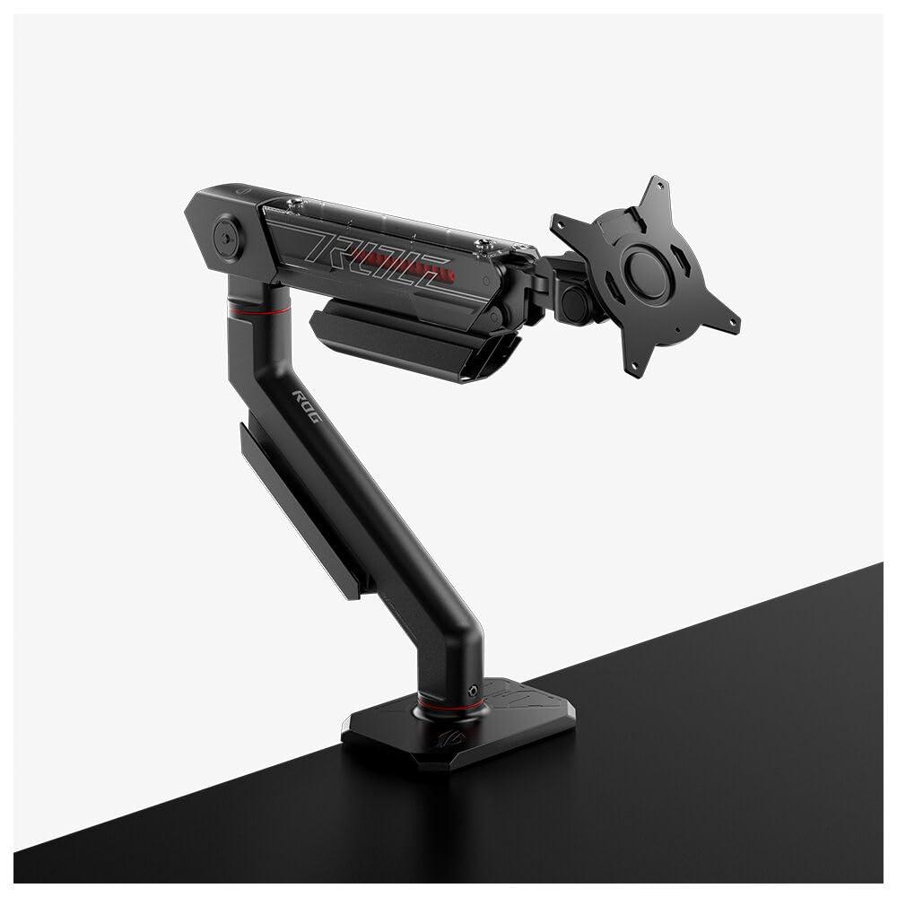 asus-rog-ergo-monitor-arm-aas01-supporto-per-scrivanie-regolabile-a-braccio-fino-a-39-pollici-schermi-piatti-fino-a-11-5-kg-e-schermi-curvi-fino-a-8-5-kg-100x100-vesa-installazione-facile-nero