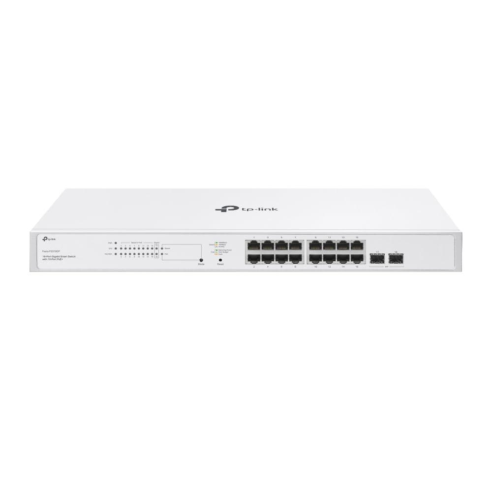 tp-link-festa-fs318gp-switch-gigabit-a-18-porte-16-porte-gigabit-802-3af-at-poe-2-slot-sfp-gigabit-budget-poe-totale-da-150-w-fino-a-30-w-per-porta-gestione-cloud-gratuita