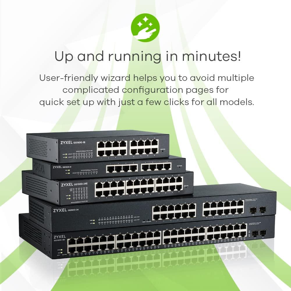 zyxel-switch-poe-gigabit-a-8-porte-smart-managed-desktop-wallmount-e-fanless-8-porte-poe-con-budget-di-70-watt-vlan-igmp-qos-garanzia-a-vita-gs1900-8hp