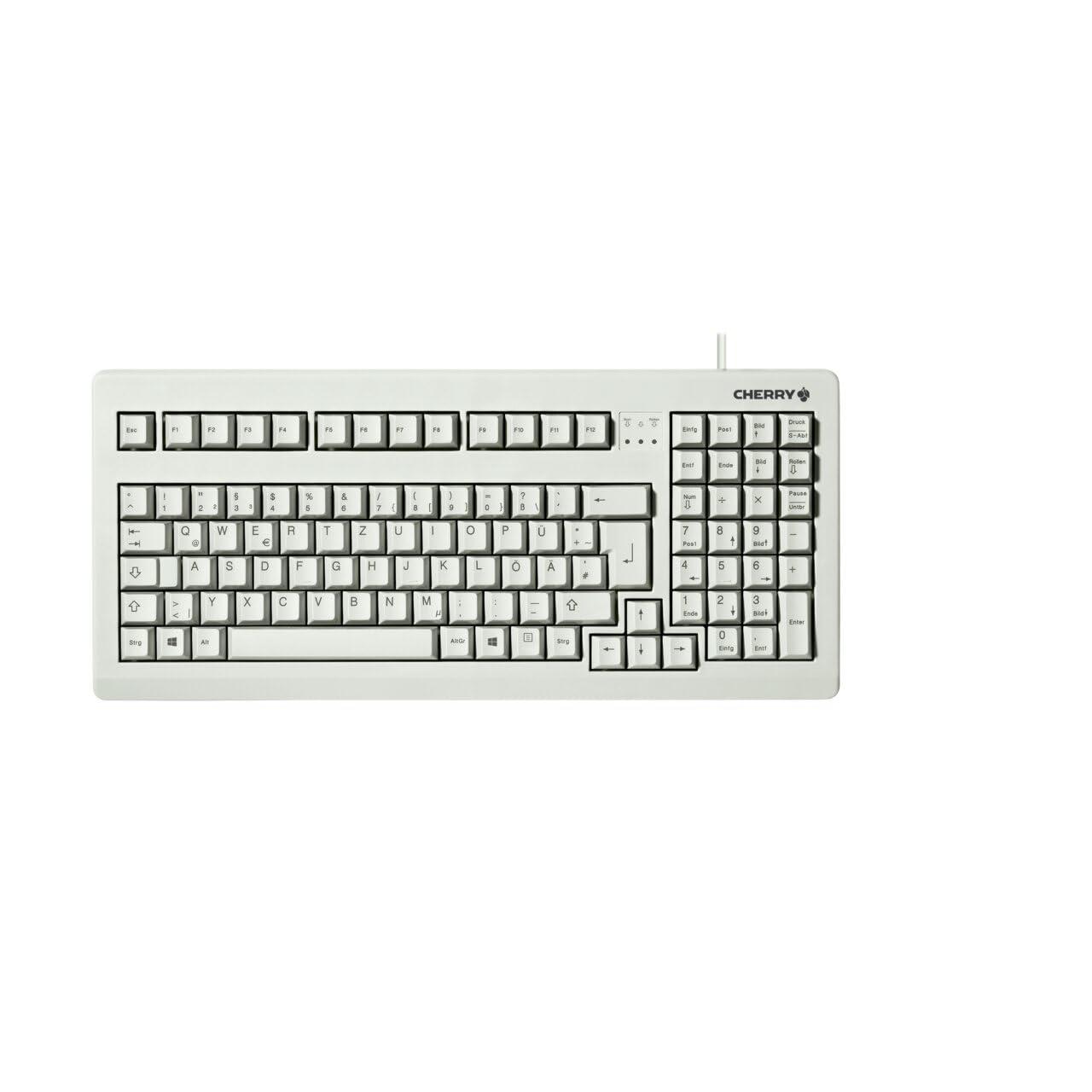 cherry-g80-1800-tastiera-meccanica-compatta-per-applicazioni-industriali-layout-tedesco-qwertz-con-cavo-usb-e-ps-2-interruttori-mx-black-grigio-chiaro