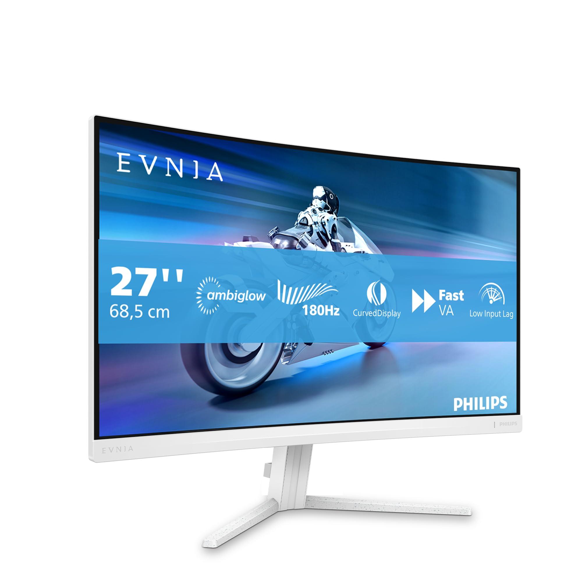 philips-gaming-monitor-27m2c5201l-27-pollici-curvo-1920x1080-fhd-180hz-fast-va-panel-0-5ms-mprt-hdmi2x-2-0-dp-1x-1-4-adaptive-sync-hdr10-freesync-bianco