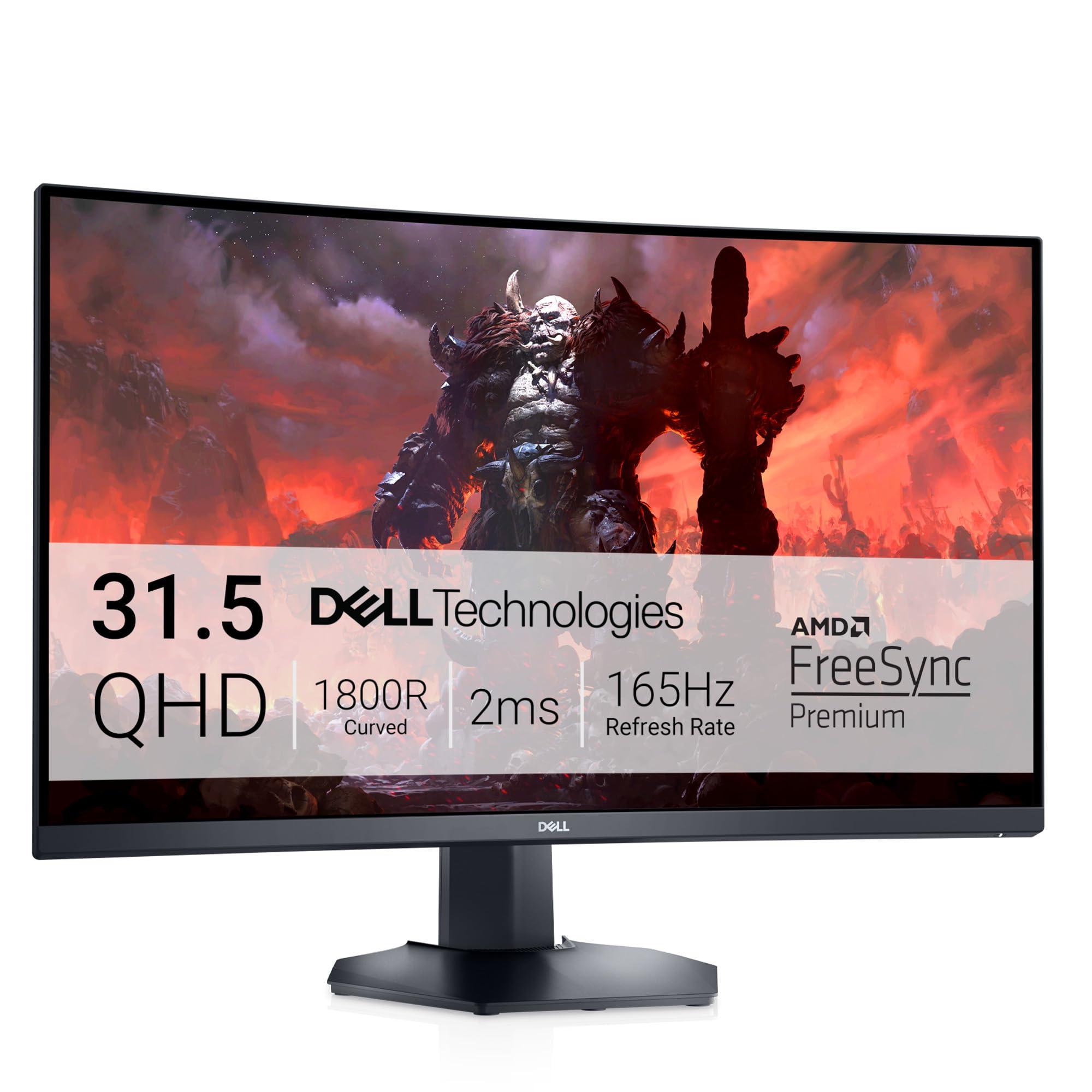 dell-s3222dgm-31-5-qhd-2560x1440-1800r-monitor-gaming-curvo-165hz-va-2-ms-amd-freesync-premium-99-srgb-displayport-2x-hdmi-3-anni-di-garanzia-nero