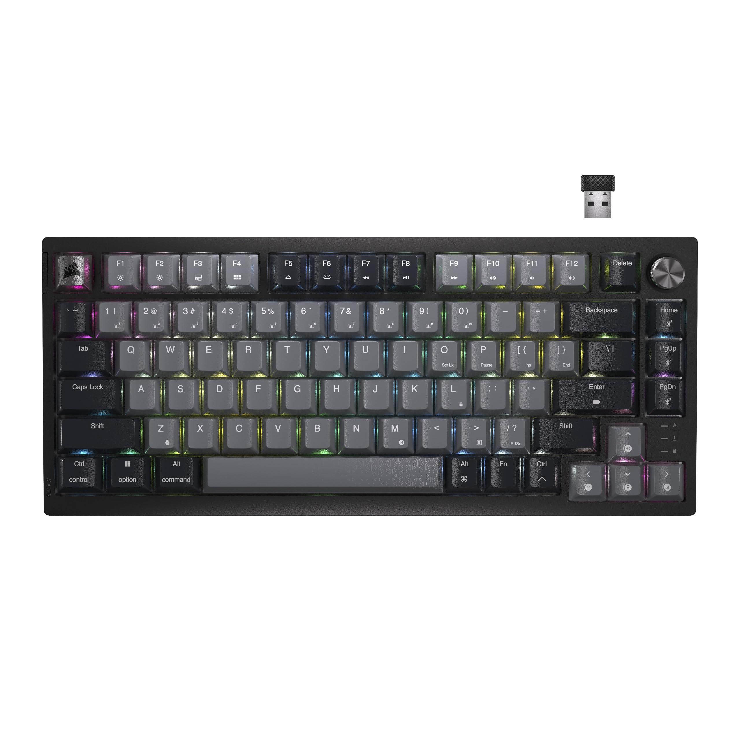 corsair-k65-plus-wireless-tastiera-meccanica-da-gioco-75-rgb-sostituibile-a-caldo-interruttori-mlx-red-linear-pre-lubrificati-attenuazione-del-rumore-a-doppio-strato-tasti-pbt-qwerty
