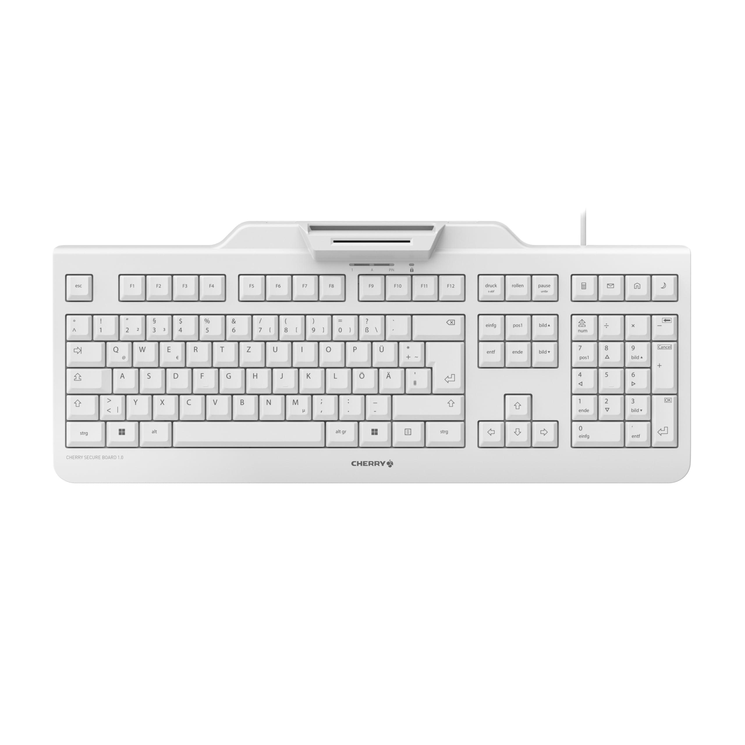 cherry-secure-board-1-0-tastiera-di-sicurezza-cablata-con-lettore-di-carte-e-interfaccia-rfid-nfc-layout-tedesco-qwertz-connessione-usb-a-grigio-chiaro