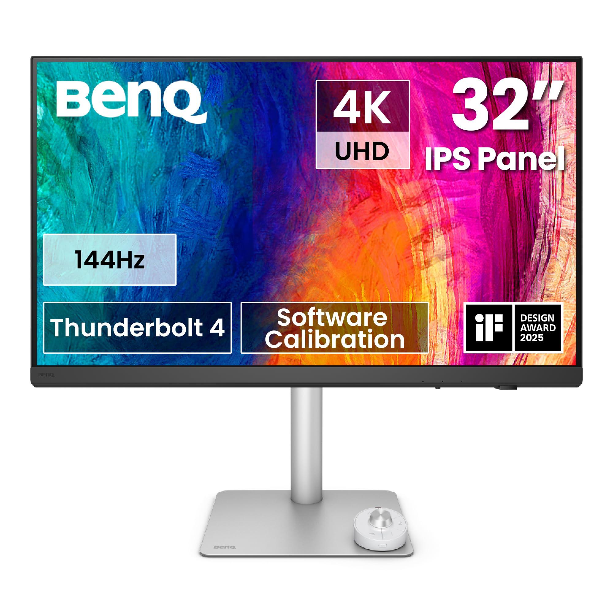 benq-creative-pro-pd3226g-32-4k-uhd-144hz-monitor-ips-p3-al-95-100-srgb-90w-thunderbolt-4-calibrazione-software-kvm-daisy-chain-pannello-opaco-con-nanotecnologia-antiriflesso