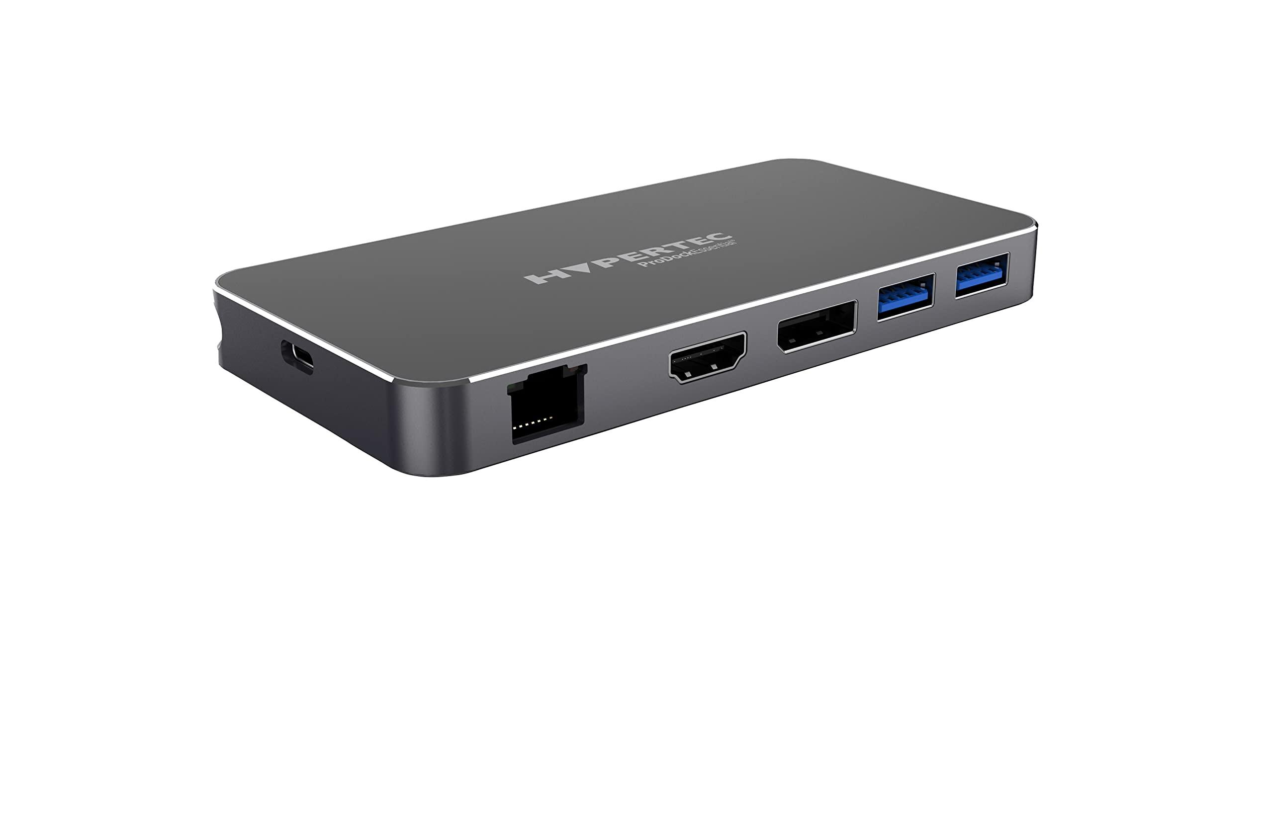 hypertec-prodockessential-4-8k-singolo-4k-doppio-schermo-60hz-hdmi-displayport-universale-usb-c-dock-2xusb-3-0-1xgbe-100w-di-ricarica