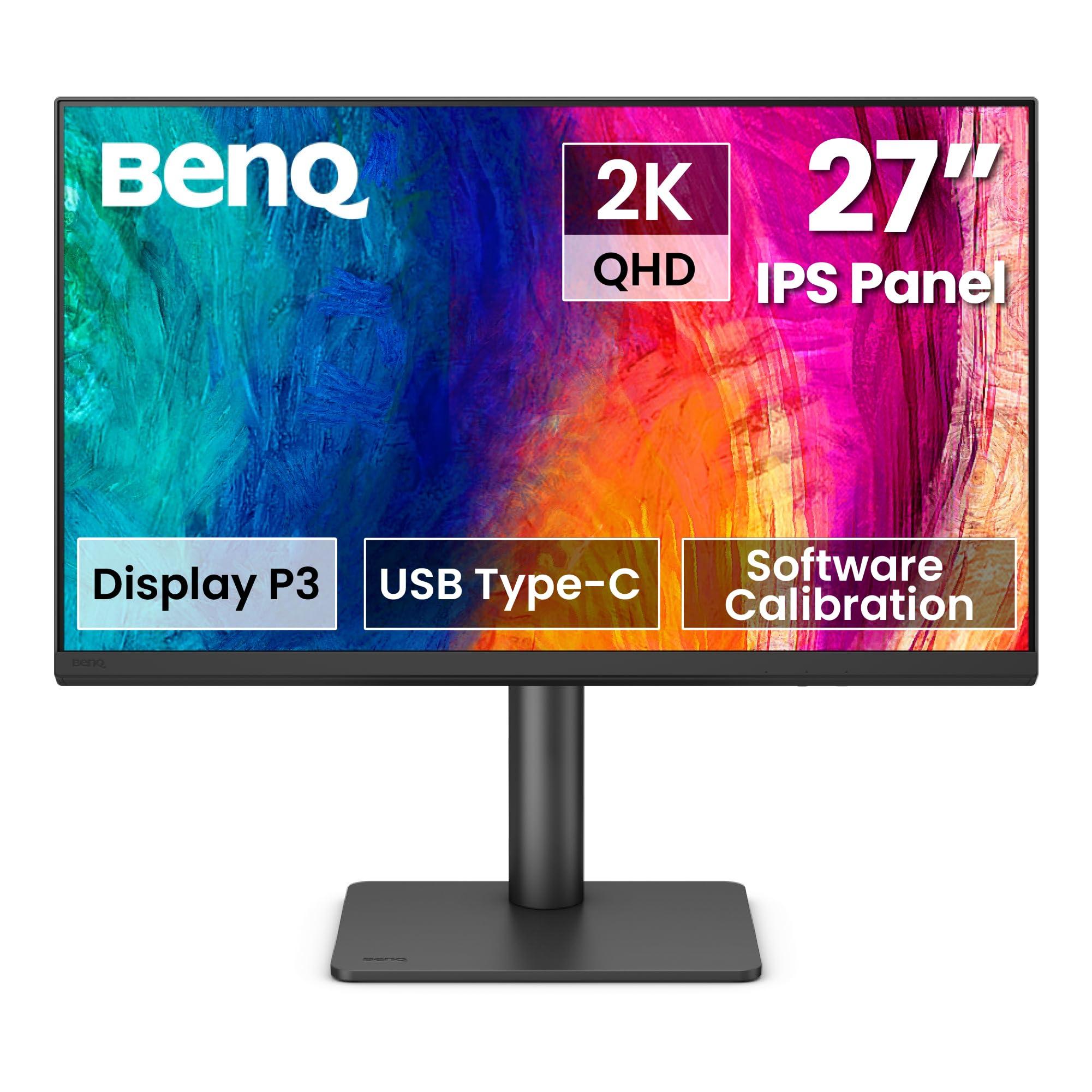 benq-creative-pro-pd2706qn-27-2k-qhd-2560x1440-per-designer-ips-95-p3-100-srgb-rec-709-90-w-usb-c-100-hz-calibrazione-software-daisy-chain-mst-pannello-nano-opaco-antiriflesso