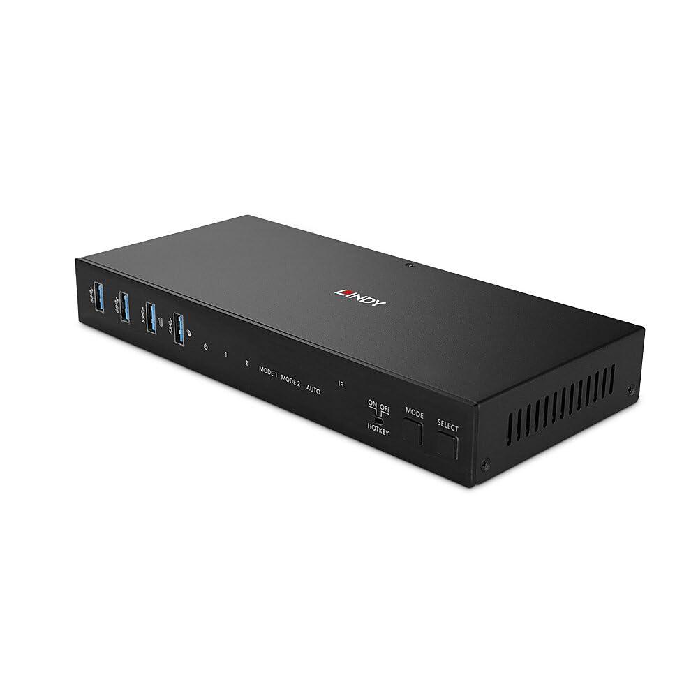 lindy-39314-switch-kvm-usb-3-0-hdmi-4k60-a-due-porte-e-doppia-testa