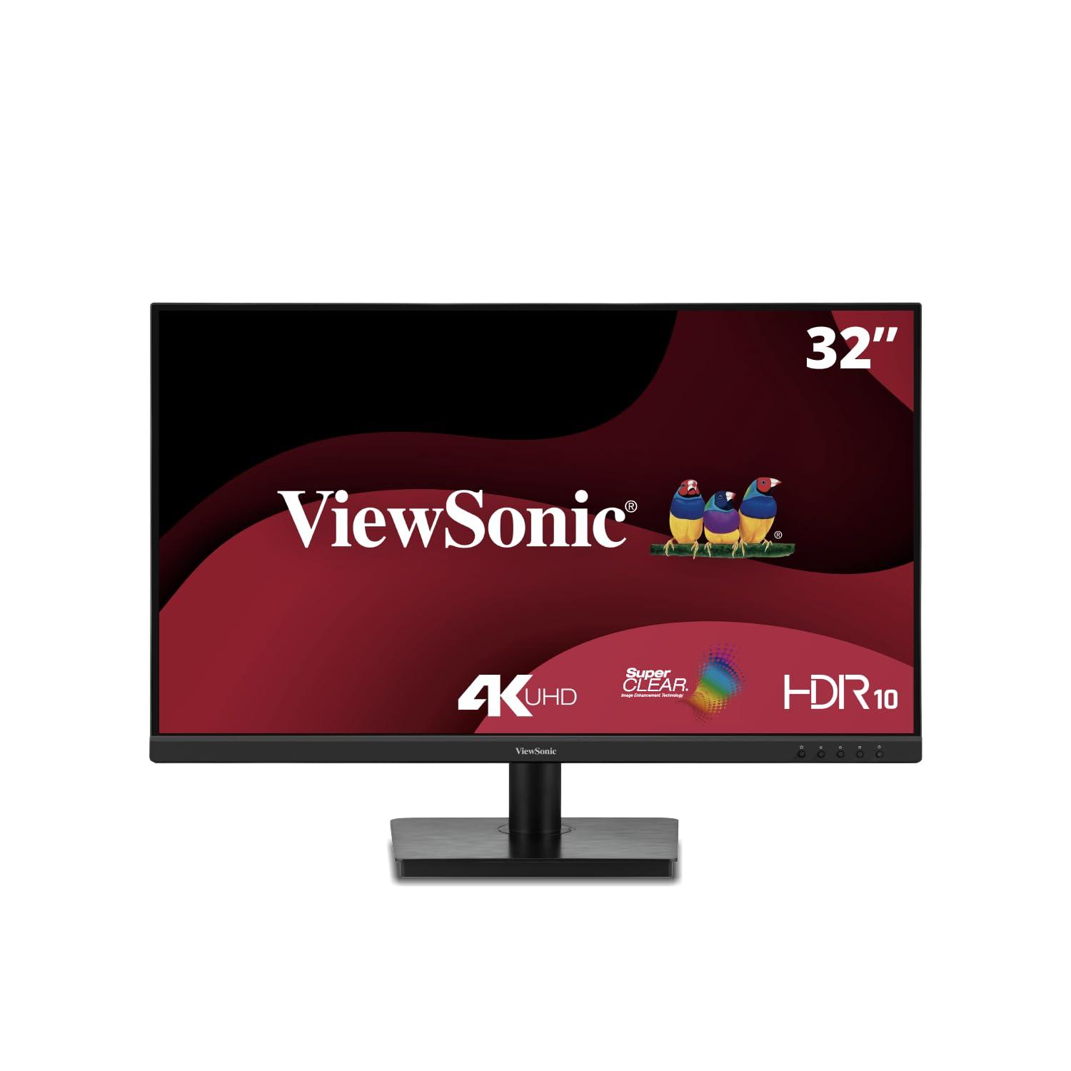 viewsonic-va3208-4k-hd-pc-monitor-32-pollici-4k-uhd-3840-x-2160-va-104-srgb-60hz-hdr10-senza-cornice-nessuno-sfarfallio-2-x-hdmi-2-0-dp-garanzia-di-2-anni