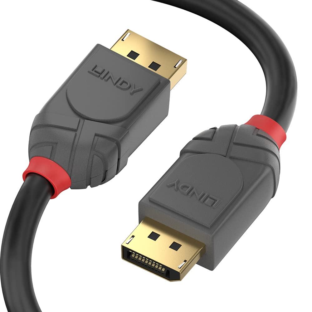 lindy-36487-cavo-displayport-1-1-15-m-colore-antracite