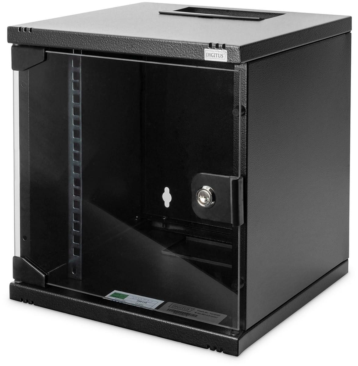 digitus-set-da-10-pollici-armadio-di-rete-6u-nero-scaffale-ciabatta-elettrica-pannello-patch-a-8-porte-switch-gigabit-a-8-porte