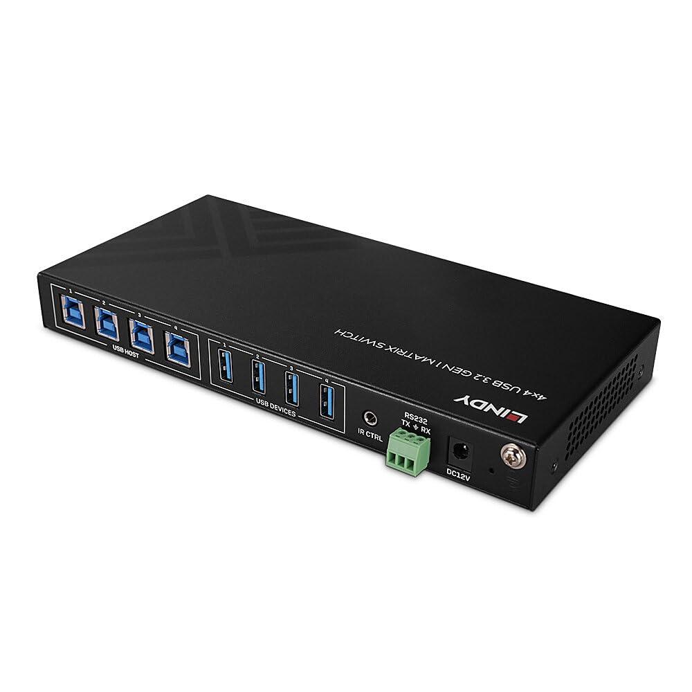 lindy-43406-interruttore-a-matrice-usb-3-2-gen-1-4x4
