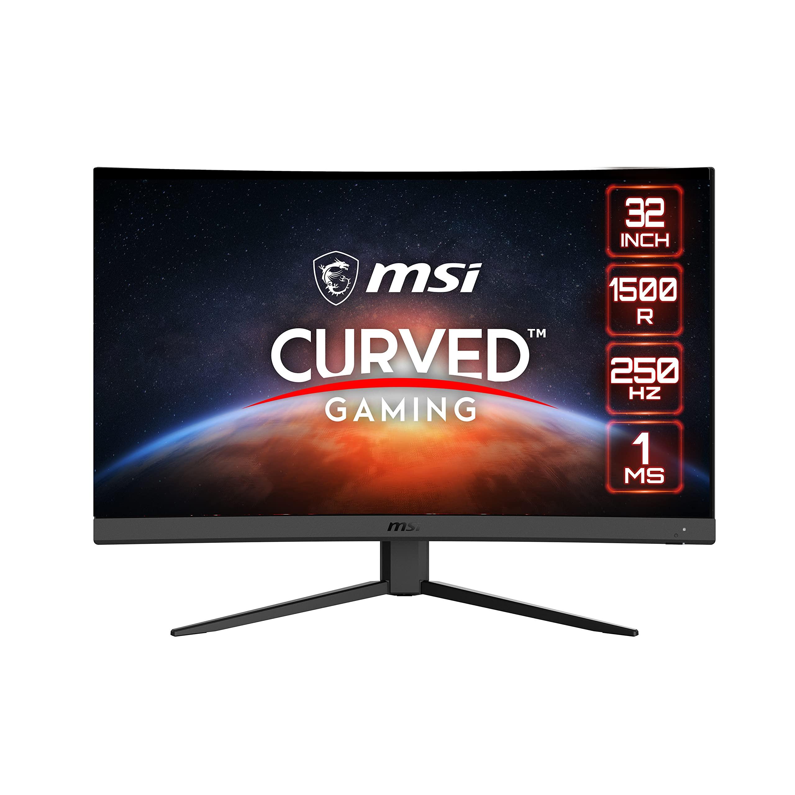 msi-g32c4x-monitor-gaming-32-fhd-250hz-1ms-pannello-va-1920-x-1080-amd-freesync-premium-hdr-ready-curvatura-1500r-anti-sfarfallio-display-port-1-2a-hdmi邃-2-0