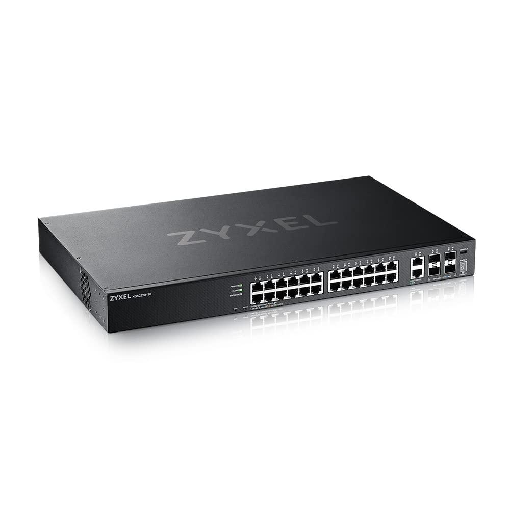 zyxel-24-port-gigabit-nebula-cloud-managed-l3-switch-di-accesso-con-6-10g-uplink-2-copper-4-sfp-xgs2220-30