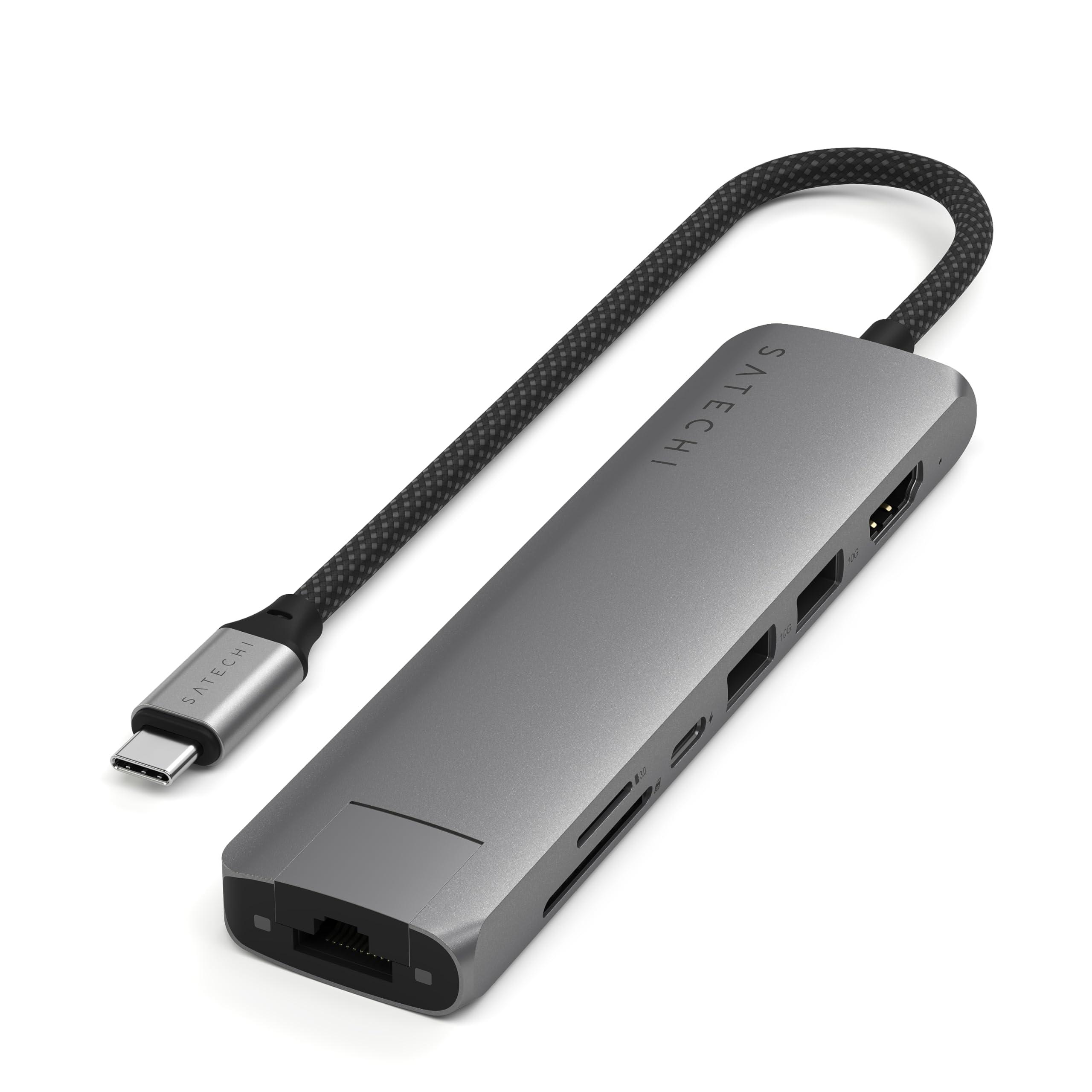 satechi-7-in-1-hub-usb-c-slim-plus-adattatore-multiporta-con-ethernet-ricarica-pd-100w-hdmi-4k-60hz-2x-porte-usb-a-10gbps-e-sd-microsd-per-macbook-air-pro-laptop-grigio