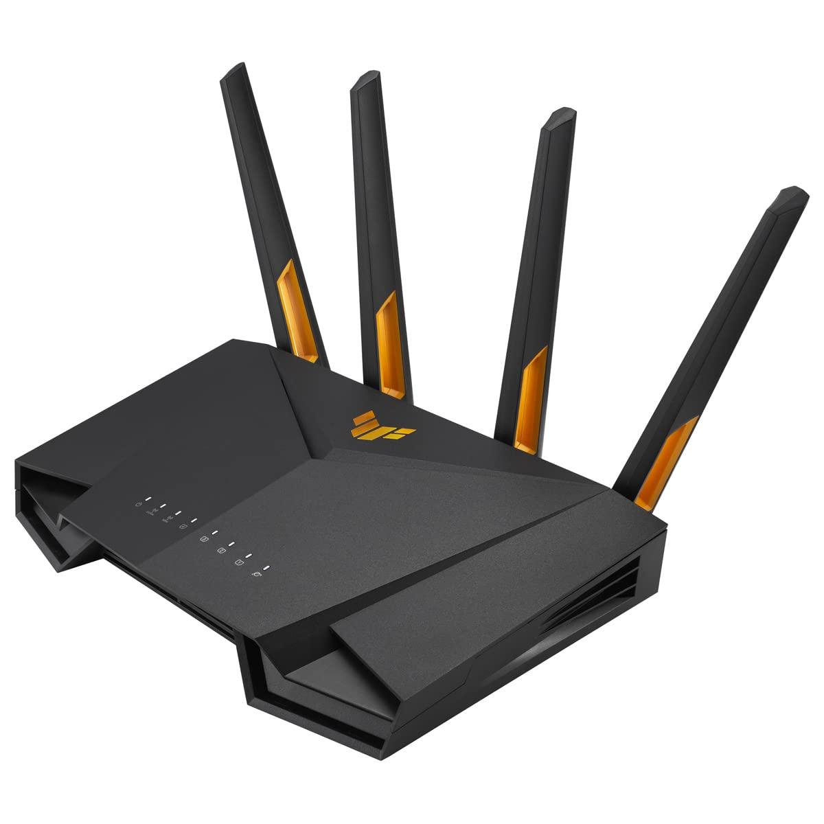 asus-tuf-gaming-ax3000-v2-router-gaming-dual-band-wifi-6-802-11ax-per-modem-operatore-e-ont-porta-2-5gbps-modalita-mobile-game-supporta-mesh-wifi-gear-accelerator-adaptive-qos-nero