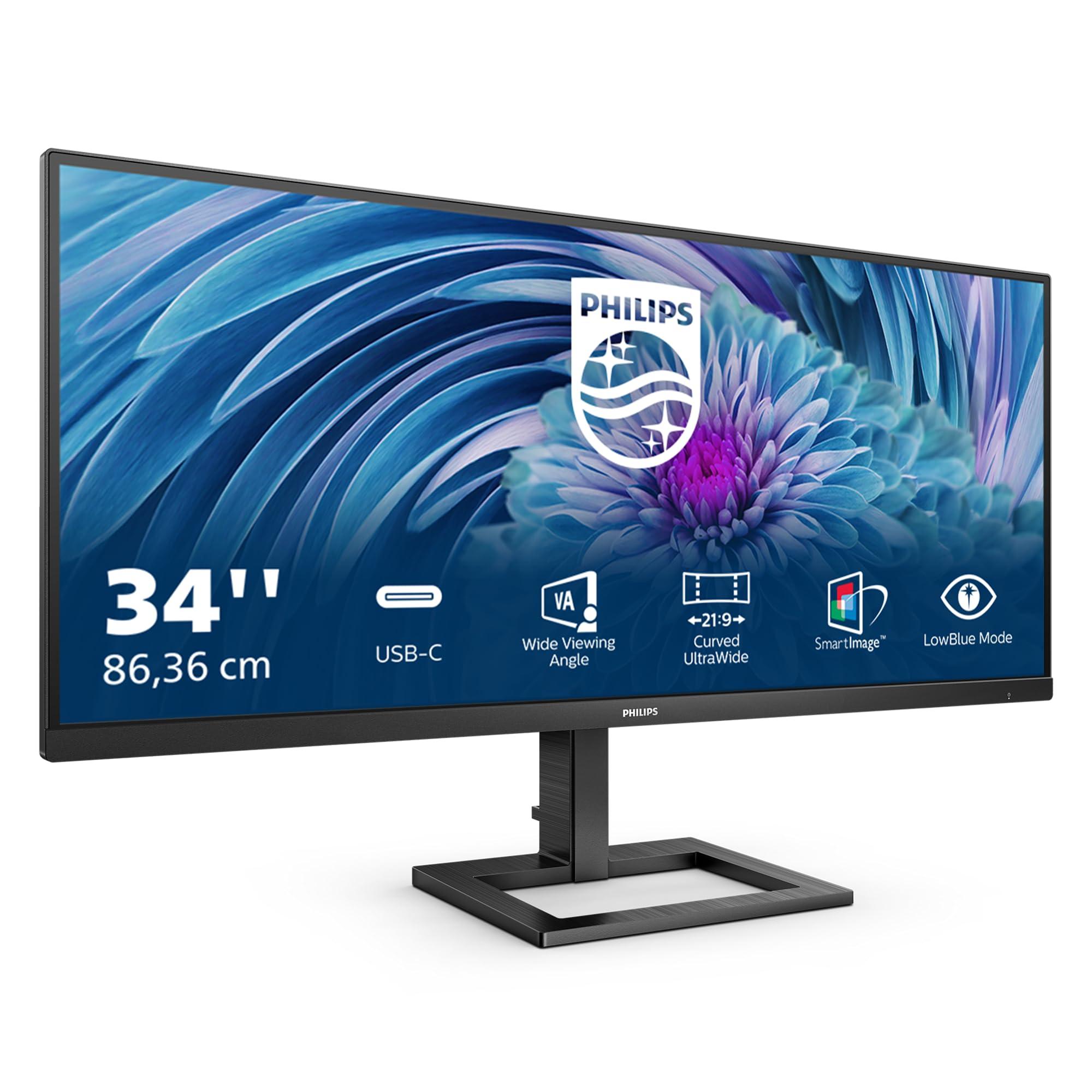 philips-346e2lae-monitor-gaming-34-uwqhd-flat-21-9-con-usb-c-3440-1440-amd-fresync-100hz-1ms-300cd-m2-display-port-hdmi-2-0-hub-usb-speakers-integrati-multiview-ergonomico