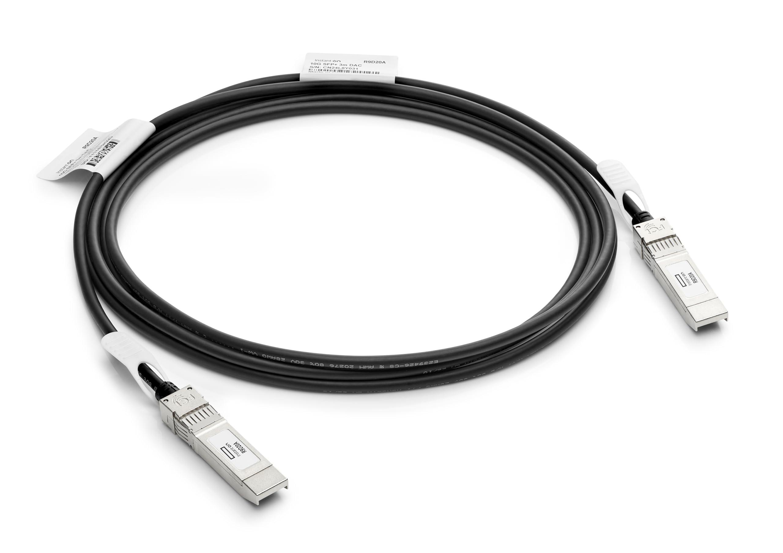 hpe-cavo-rete-sfp-r9d20a-3-m-nero-grigio