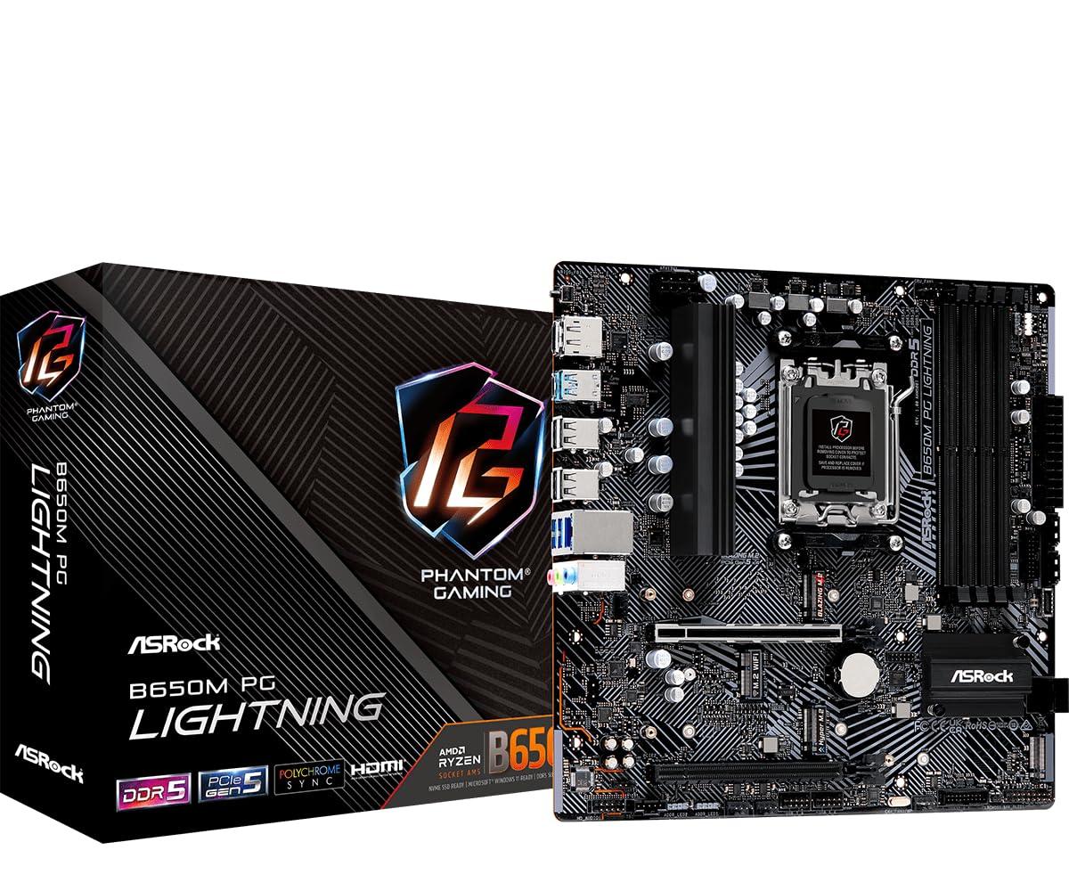 carte-mere-asrock-b650m-pg-lightning-ddr5-am5-micro-atx