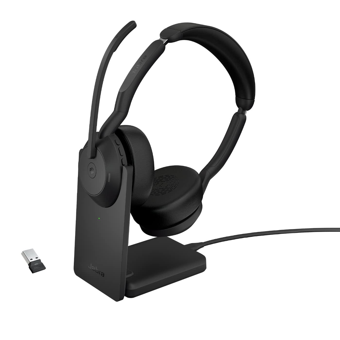 jabra-evolve2-55-cuffie-wireless-stereo-con-base-di-ricarica-usb-a-dongle-ottimizzato-per-microsoft-teams-stereo-supporto-incluso