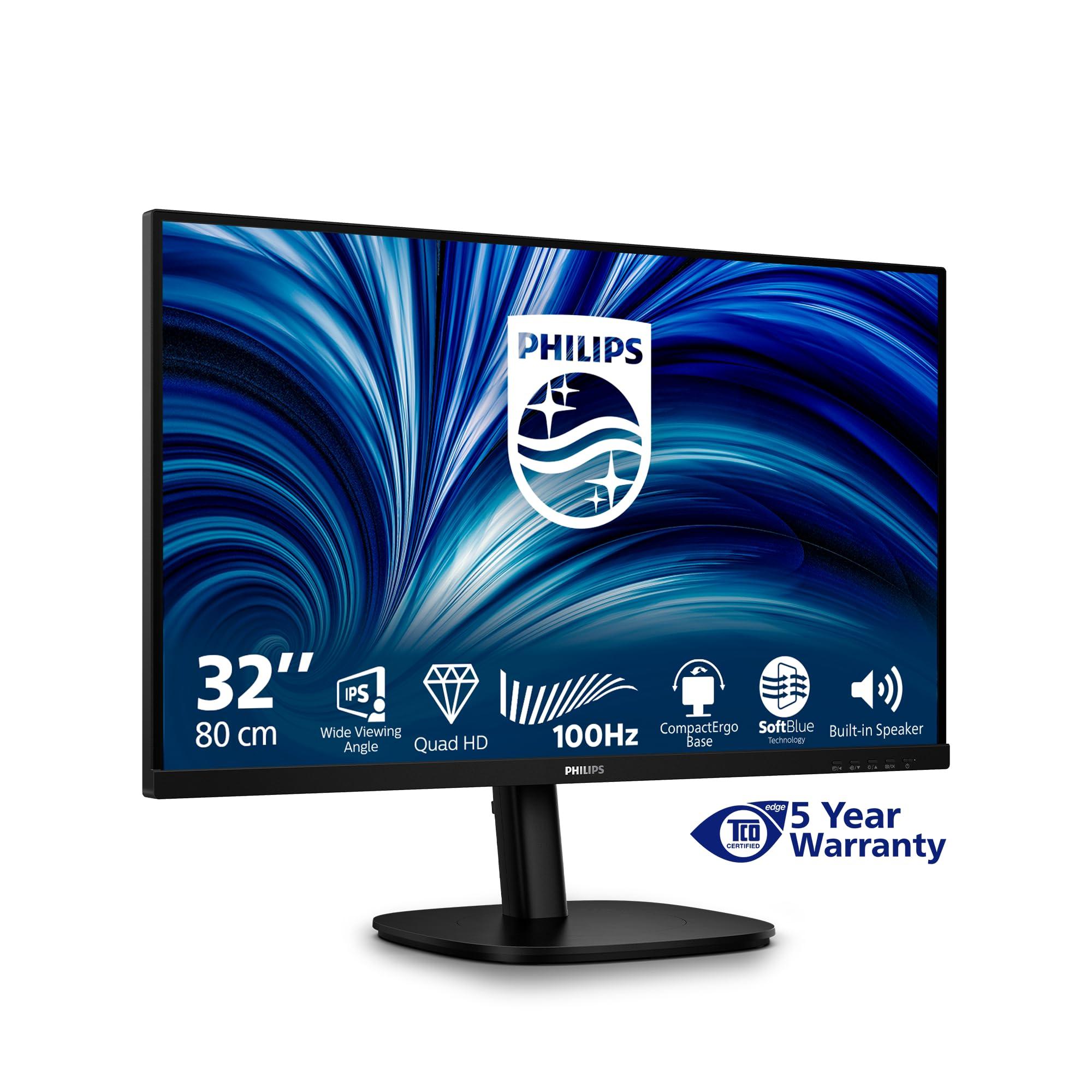 philips-32b2u3601h-da-31-5-pollici-wqhd-monitor-100-hz-ips-4-ms-sincronizzazione-adattiva-regolazione-dell-altezza-altoparlanti-webcam-hello-2560x1440-hdmi-1x-2-0-dp-usb-hub-nero