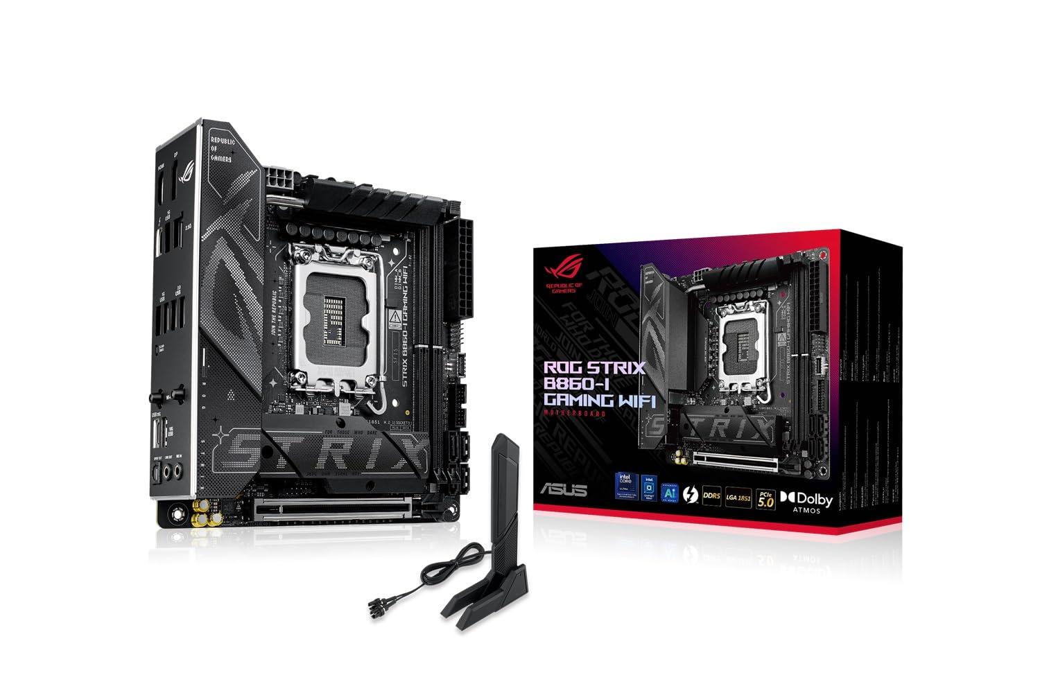 asus-rog-strix-b860-i-gaming-wifi-scheda-madre-intel-mini-itx-10-1-2-1-fasi-di-alimentazione-slot-ddr5-pcie-5-0-adatta-per-pc-ai-advanced-2-slot-m-2-wifi-7-ai-advisor-ai-networking-ii-nera
