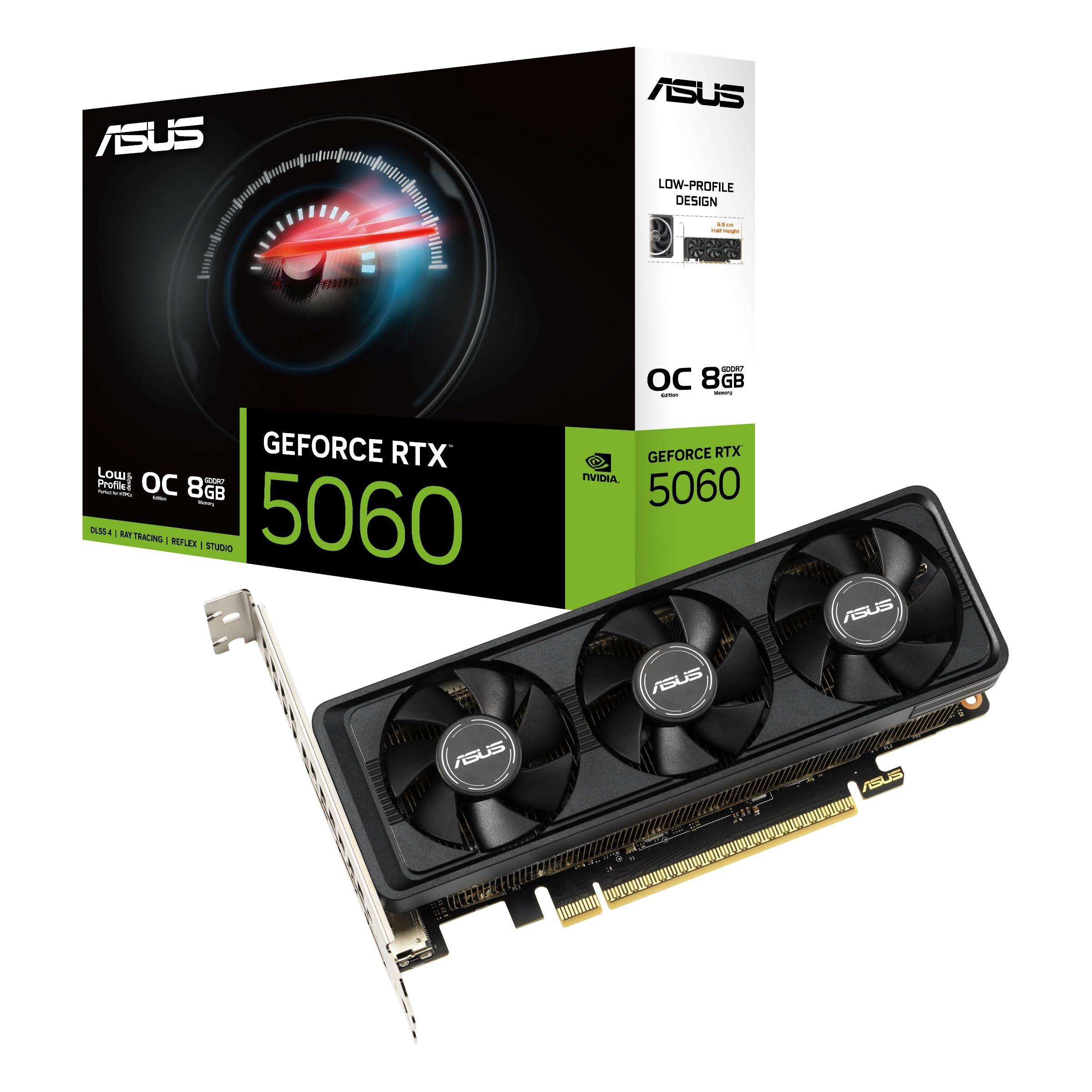 asus-geforce-rtx5060-oc-edition-scheda-grafica-nvidia-8-gb-gddr7-128-bit-pcie-5-0-2-hdmi-2-1-1-displayport-2-1-tre-ventole-assiali-software-gpu-tweak-iii-nera-rtx5060-o8g-lp-brk