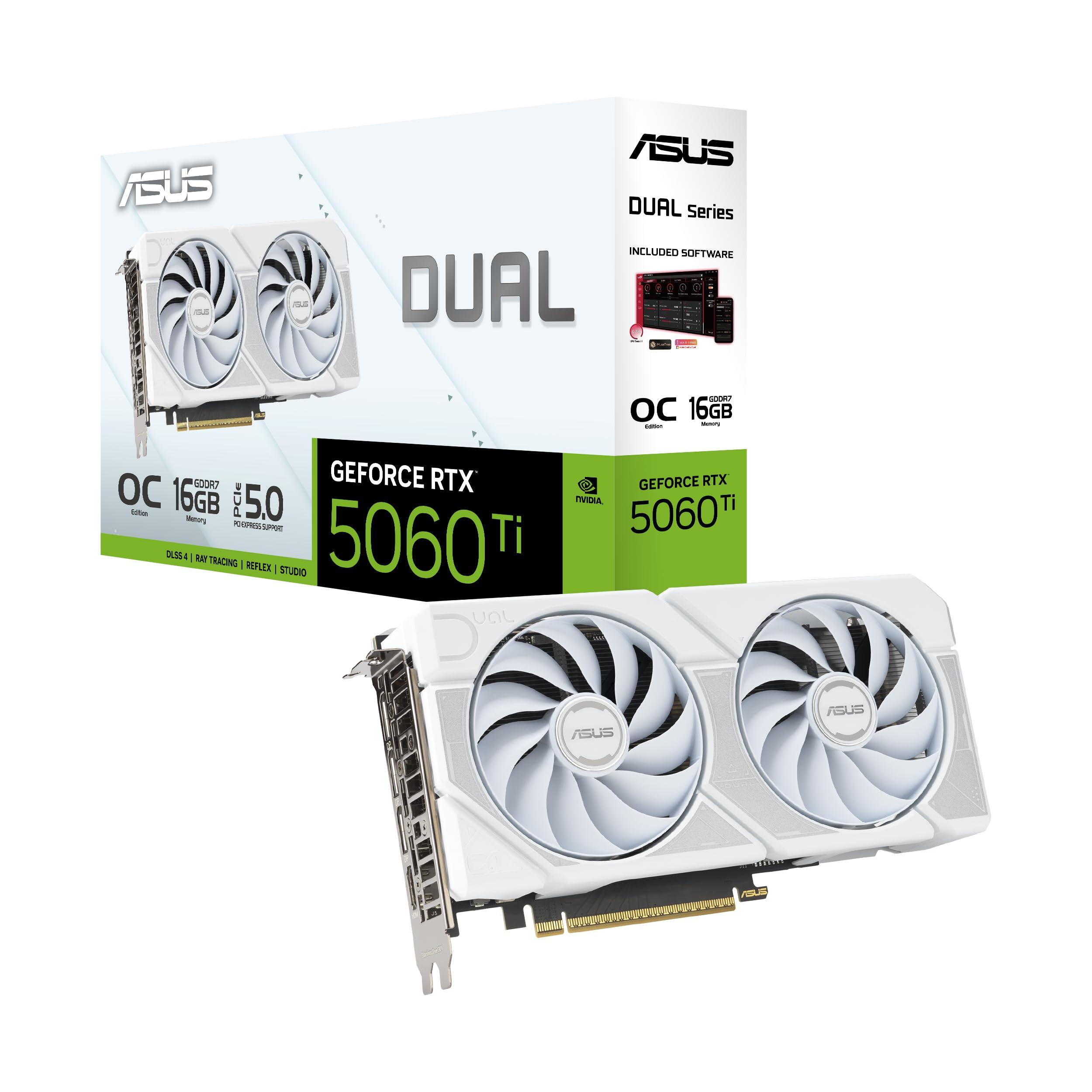 asus-dual-nvidia-geforce-rtx-5060-ti-oc-edition-scheda-grafica-da-16gb-gddr7-128-bit-pcie-5-0-ventole-axial-tech-1-hdmi-2-1-3-displayport-2-1-gpu-tweak-iii-bianco-dual-rtx5060ti-o16g-white