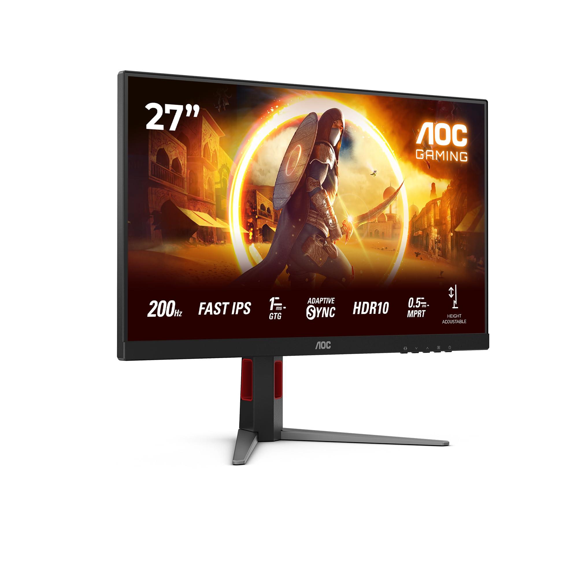 aoc-gaming-monitor-27g4ha-27-pollici-1920x1080-fhd-200hz-fast-ips-panel-0-5ms-mprt-speakers-height-adjustment-hdmi2x-2-0-dp-1x-1-4-adaptive-sync-hdr10-g-sync-compatible-nero