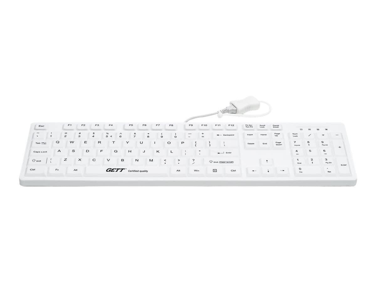 cleantype-easy-protect-tkg-105-gcq-ip68-kgeh-white-usb-tastatur-deutsch-weiss