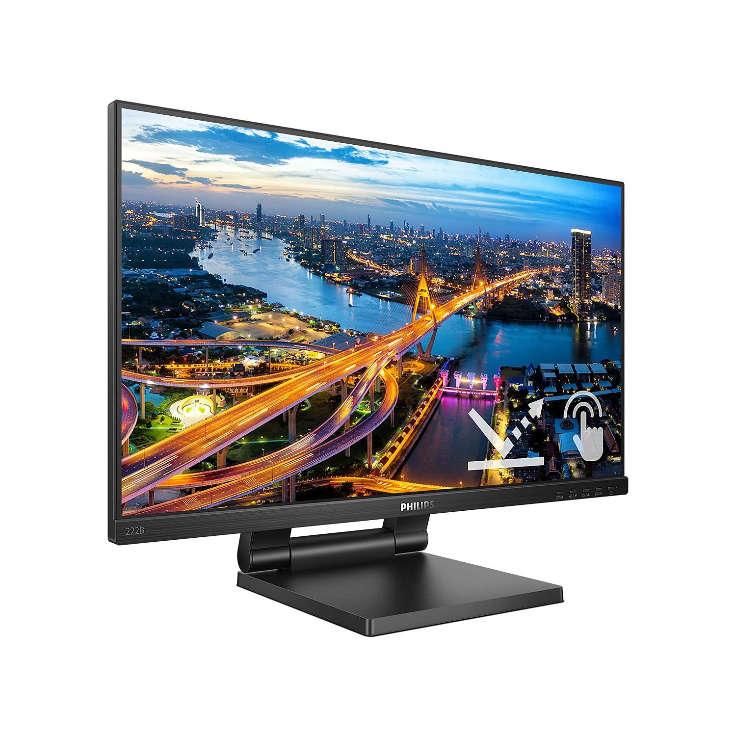 philips-222b1tc-00-touch-screen-monitor-21-5-fhd-1920-1080-vga-hdmi-display-port-hub-usb-3-x-3-2-speakers-base-regolabile-in-altezza