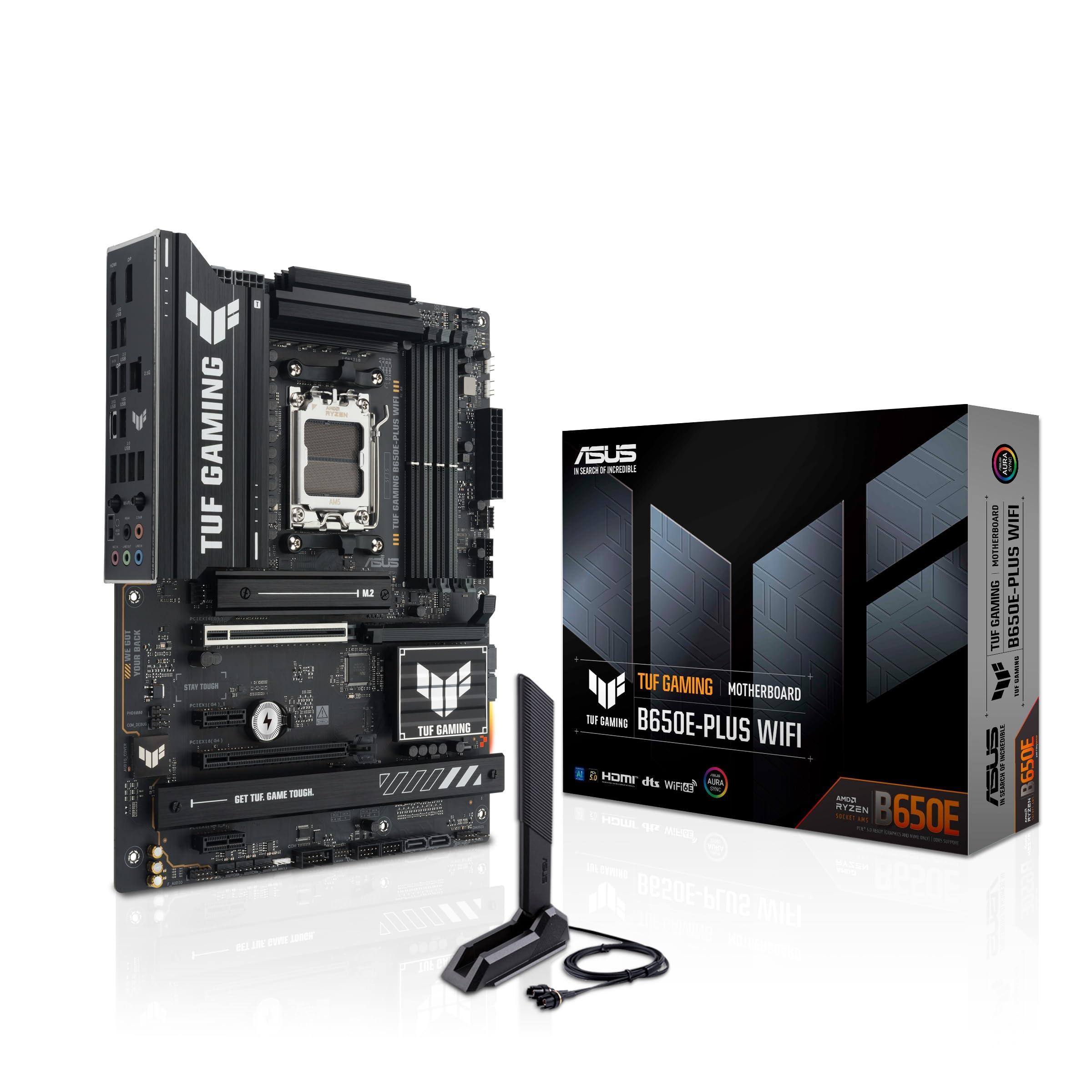 asus-tuf-gaming-b650e-plus-wifi-scheda-madre-amd-atx-ryzen-9000-8000-7000-12-2-1-fasi-alimentazione-ddr5-pcie-5-0-3xm-2-wi-fi-6e-lan-2-5gb-dp-hdmi-usb-a-da-20gbps-aura-sync-nera