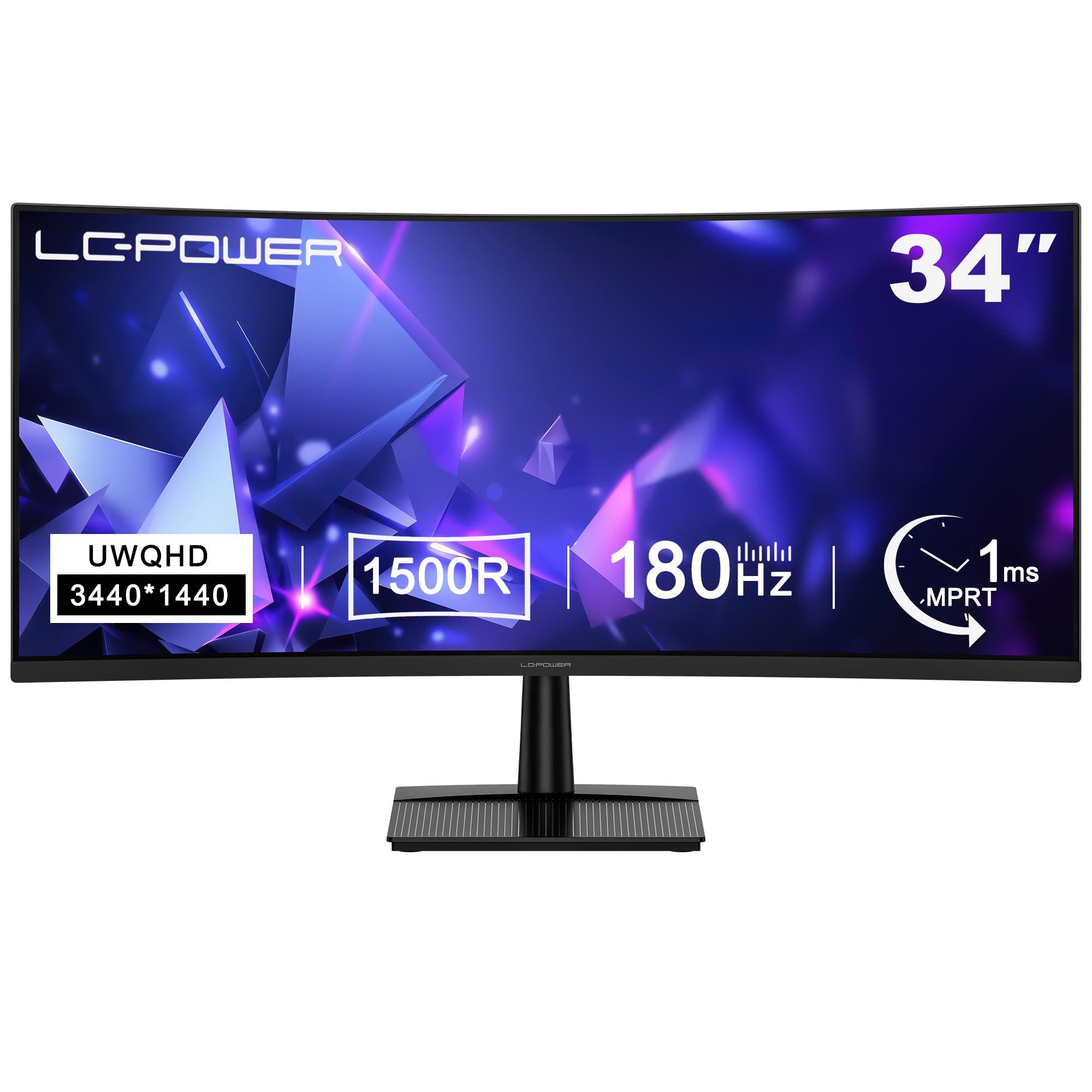 lc-power-lc-m34qc-monitor-da-gioco-curvo-34-zoll-ultrawide-wqhd-3440x1440-display-21-9-1500r-180hz-1ms-mprt-va-hdr10-adaptive-sync-2xhdmi-2-0-2xdp-1-4-classe-di-efficienza-energetica-f