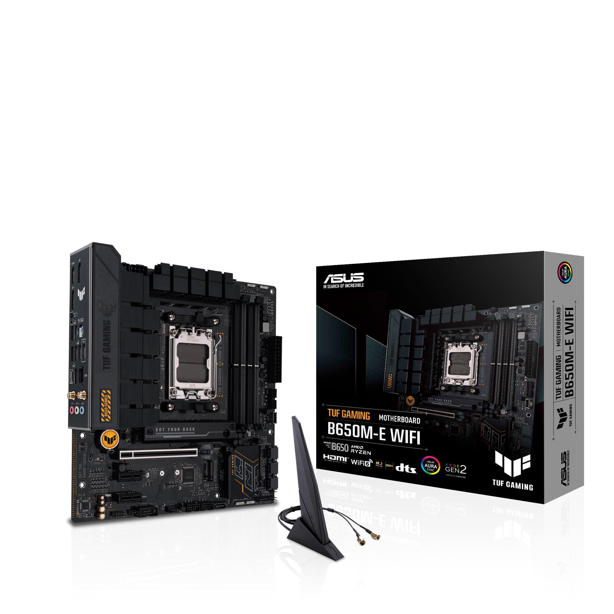 asus-tuf-gaming-b650m-e-wifi-scheda-madre-amd-matx-ryzen-9000-8000-7000-8-2-drmos-ddr5-pcie-5-0-2-slot-m-2-wi-fi-6-lan-2-5gb-2-dp-hdmi-usb-type-c-cancellazione-del-rumore-ai-e-aura-sync