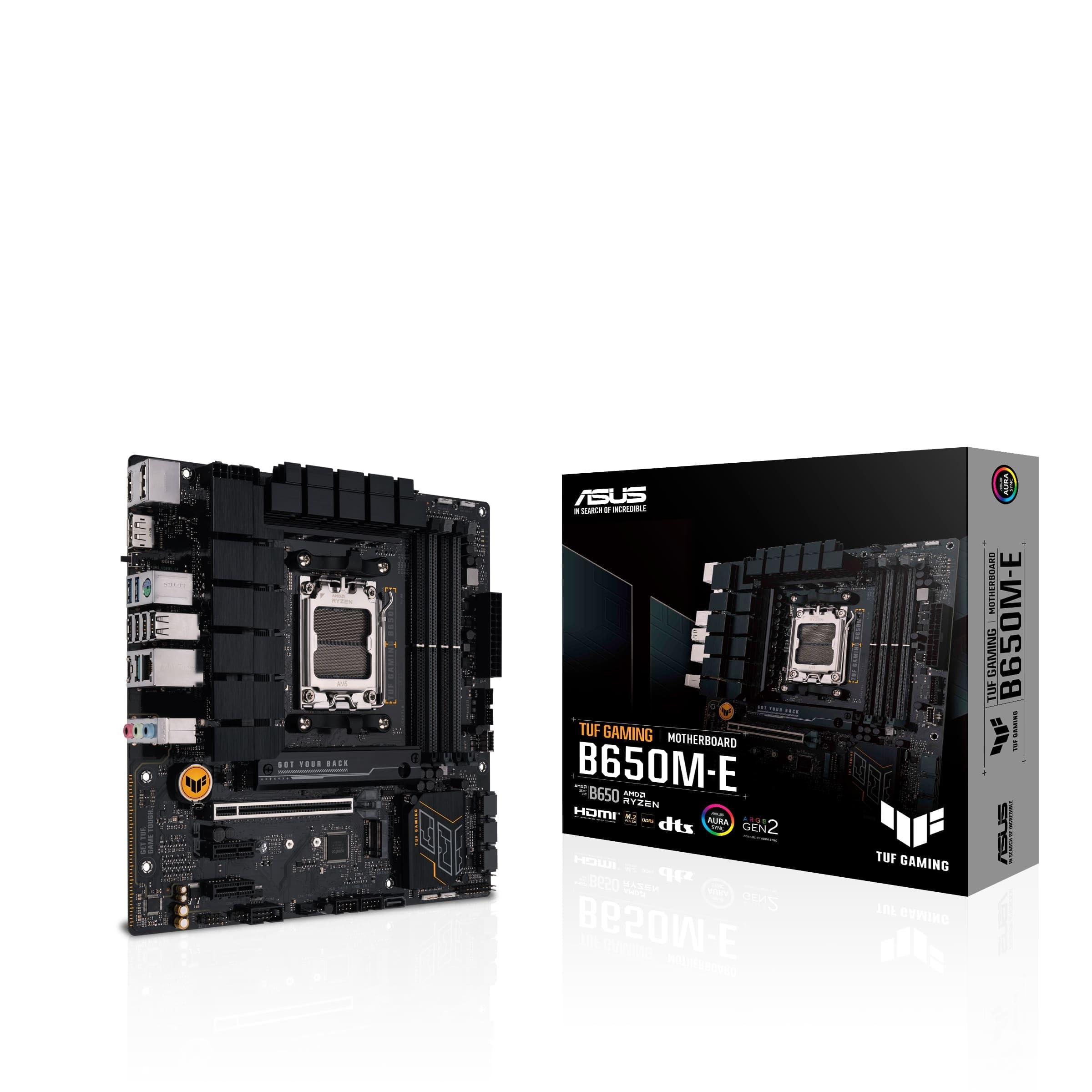 asus-tuf-gaming-b650m-e-scheda-madre-amd-matx-ryzen-9000-8000-7000-8-2-drmos-ddr5-pcie-5-0-2-slot-m-2-lan-2-5gb-2-dp-hdmi-usb-type-c-cancellazione-del-rumore-ai-bidirezionale-e-aura-sync